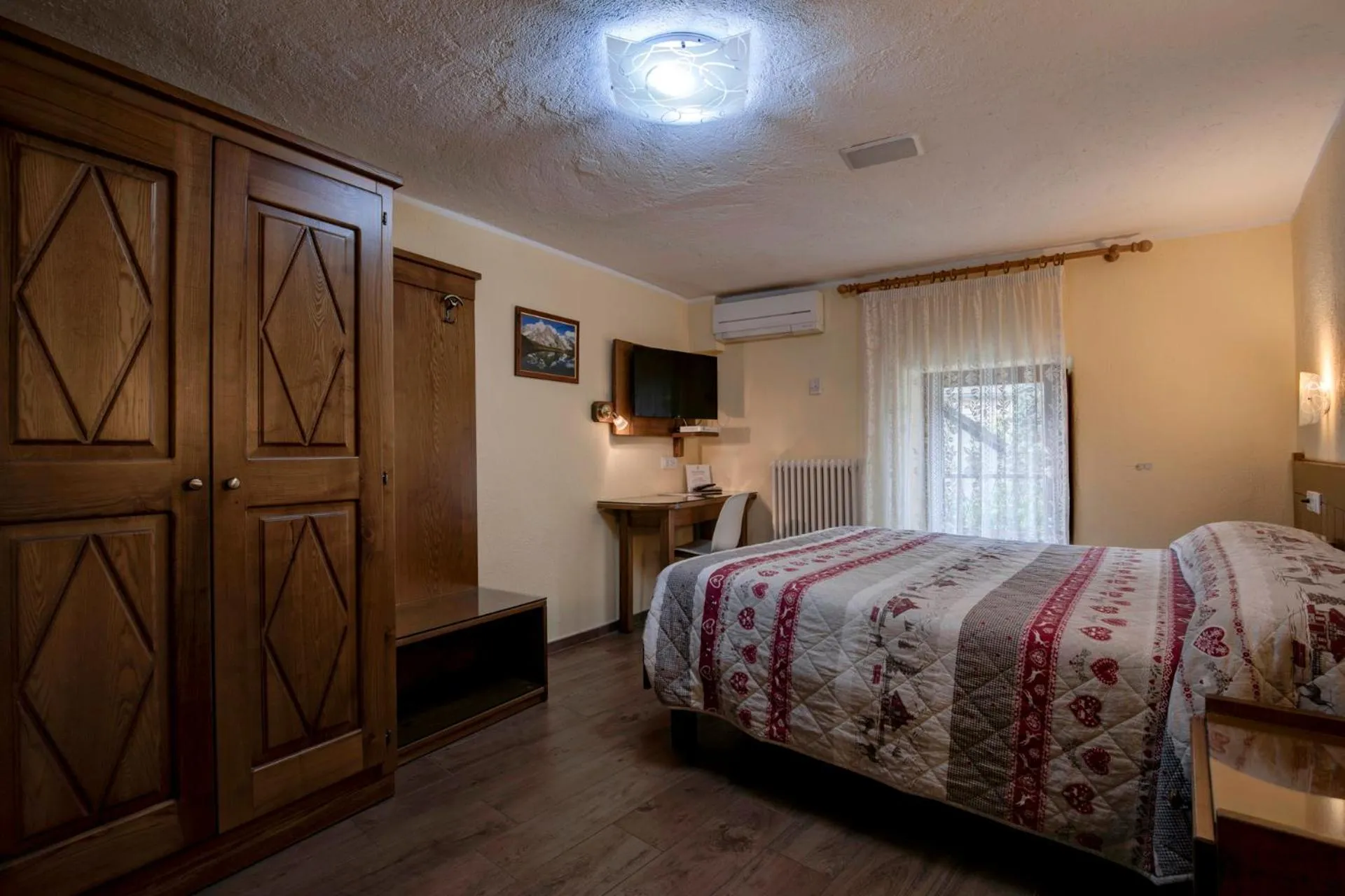 Bed in Hotel Cecchin