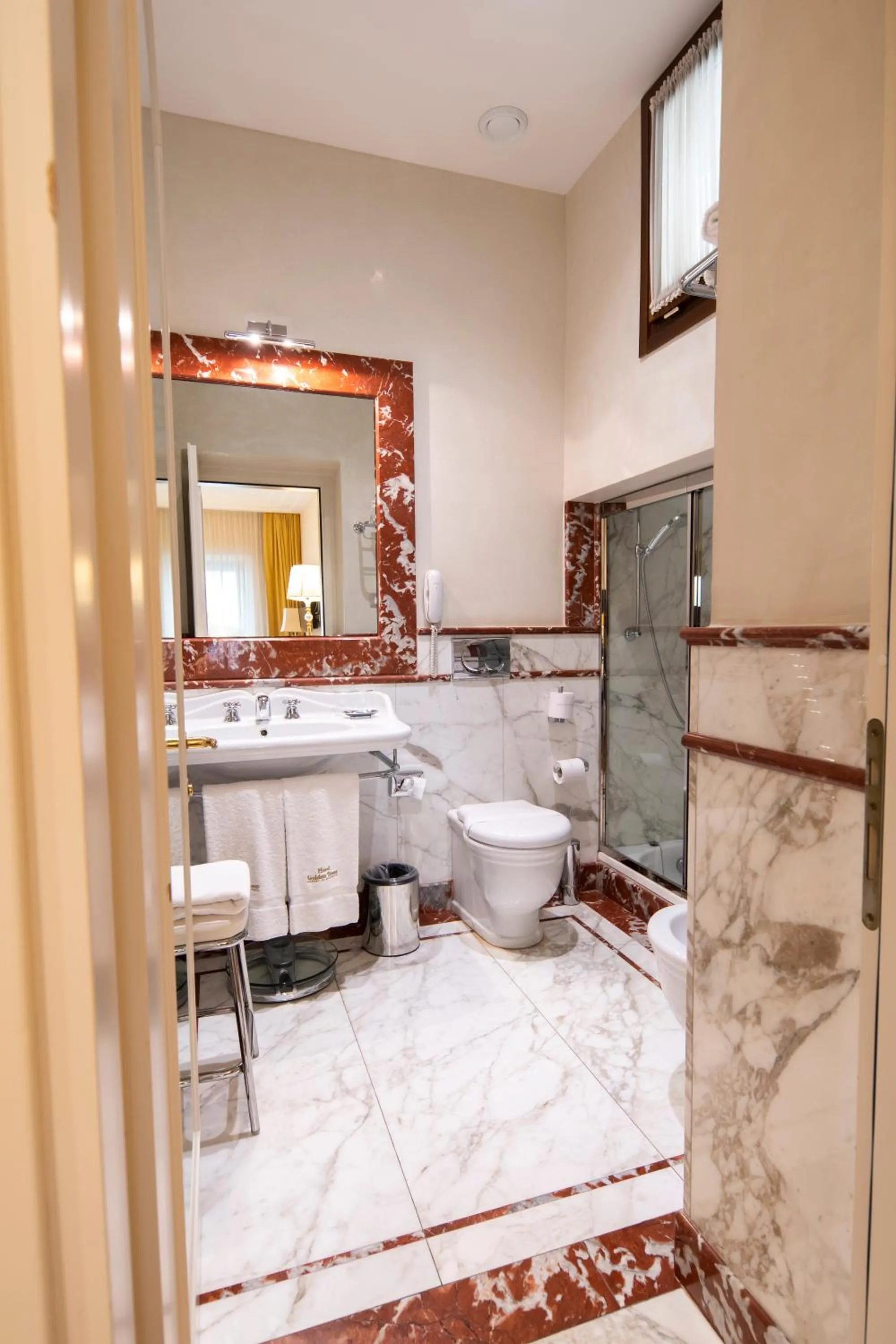 Bathroom in Golden Tower Hotel & Spa