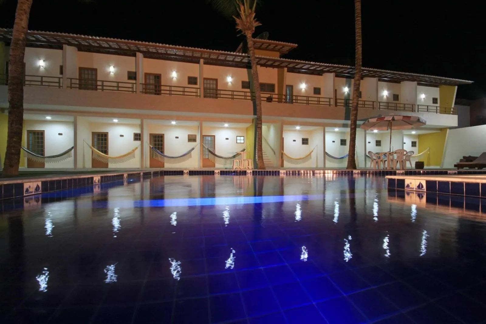 Night in Pousada Paraiso da Barra