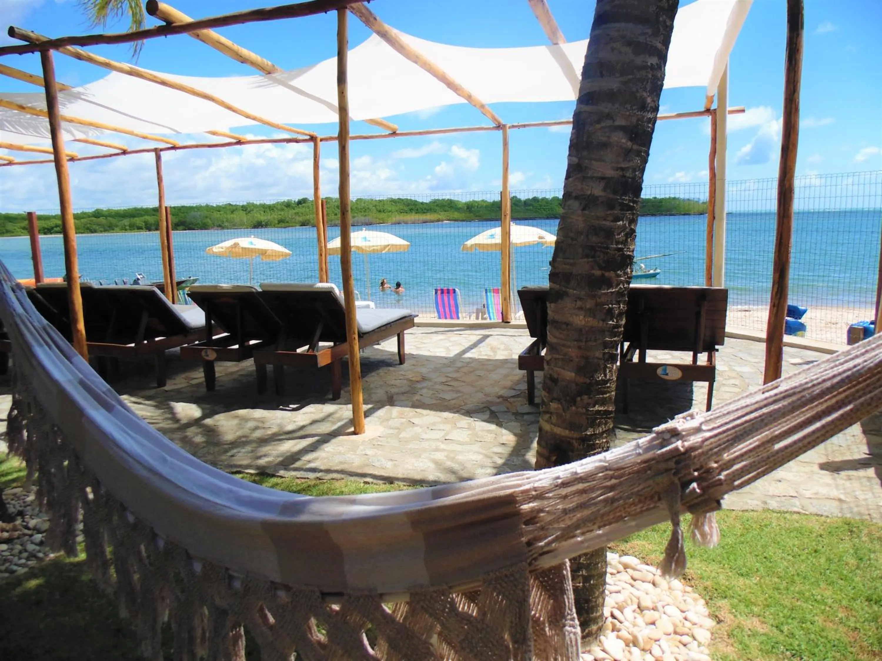 Patio in Pousada Paraiso da Barra