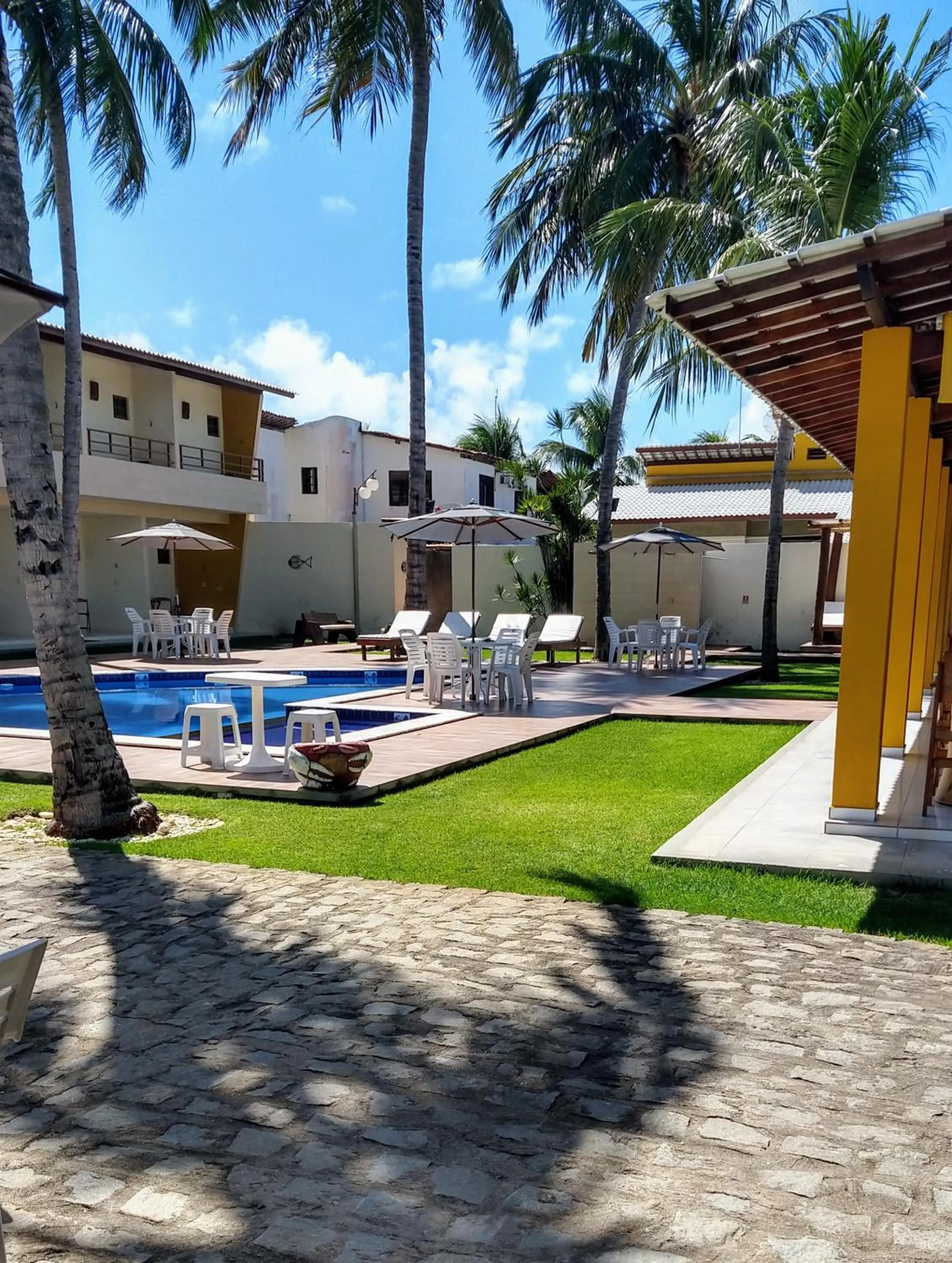 Swimming pool in Pousada Paraiso da Barra