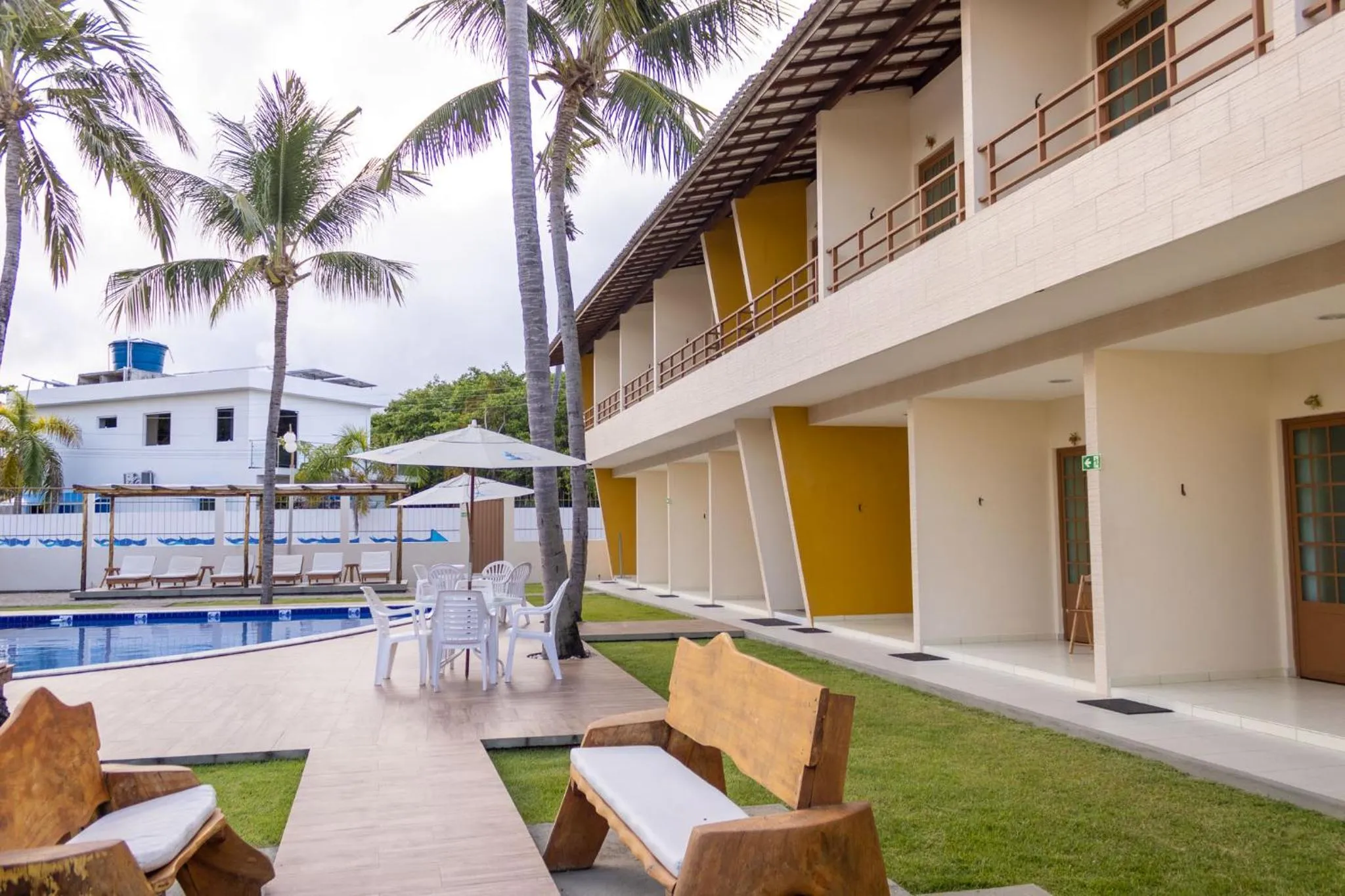 Garden view in Pousada Paraiso da Barra