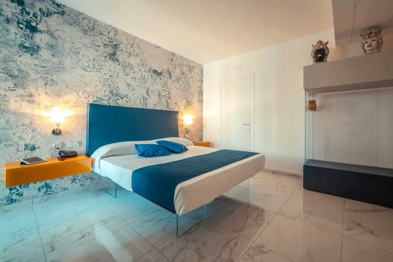 Bed in Nautilus Hotel