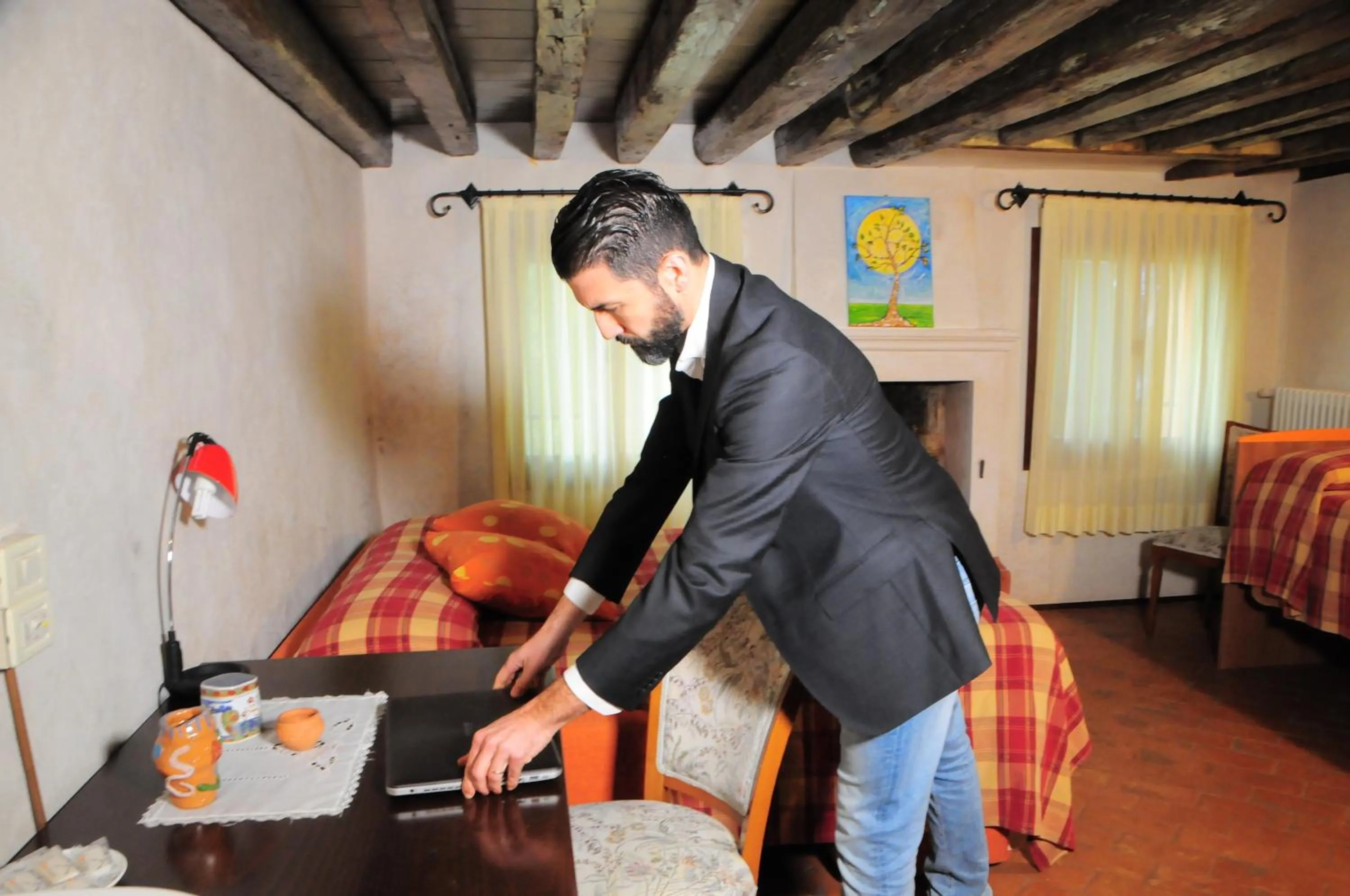 Bedroom, Bed in Hotel La Corte