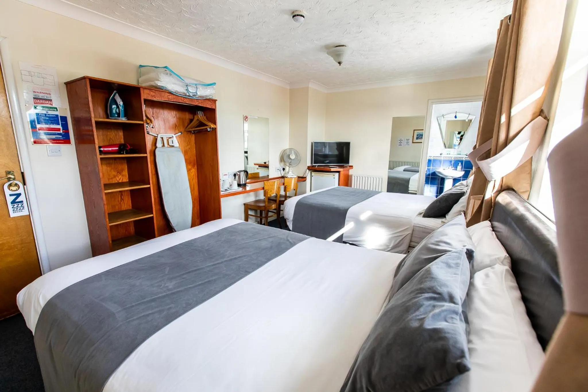 Bed in Blue Boar Inn