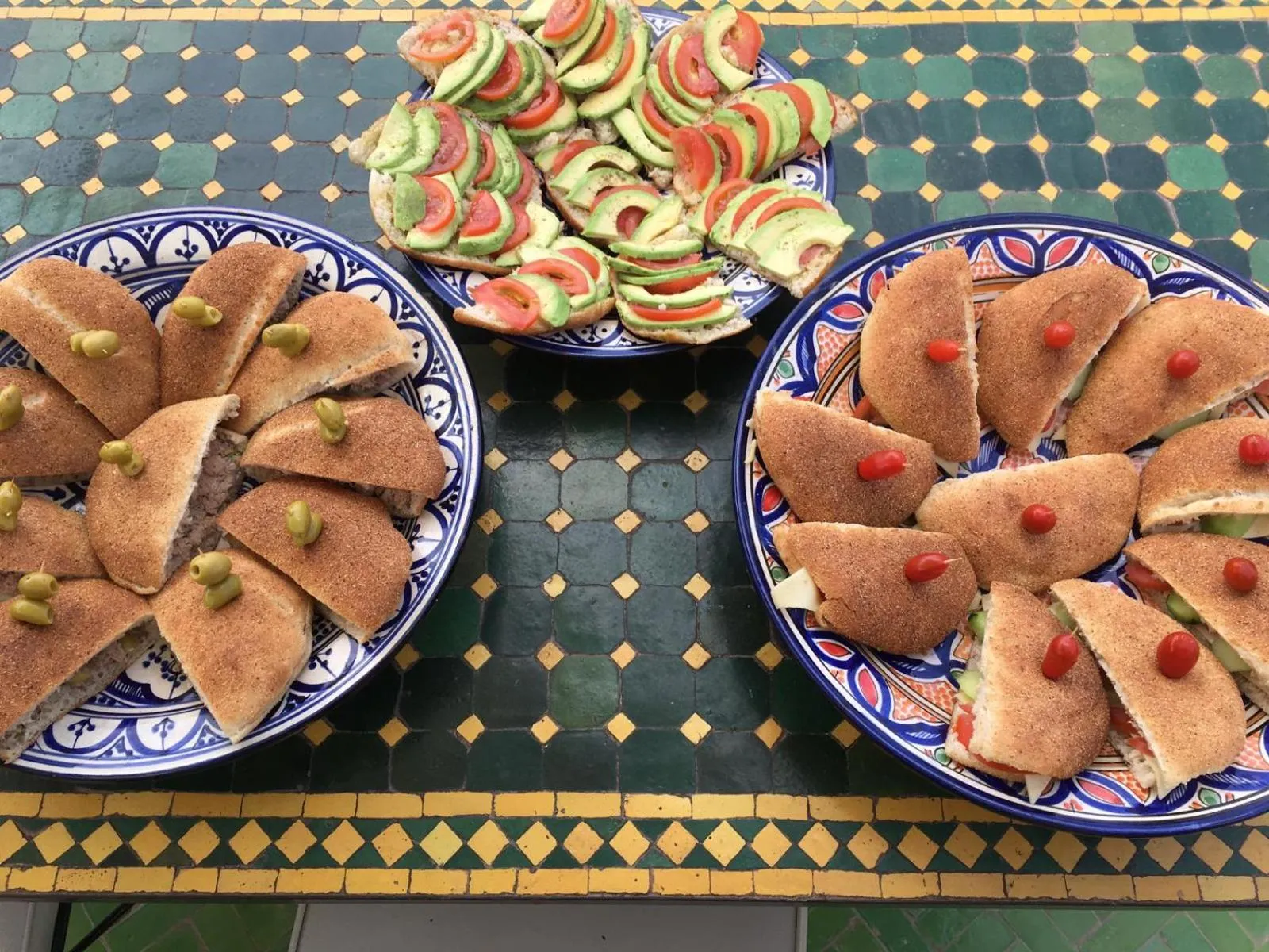 Food and drinks in Riad Orange