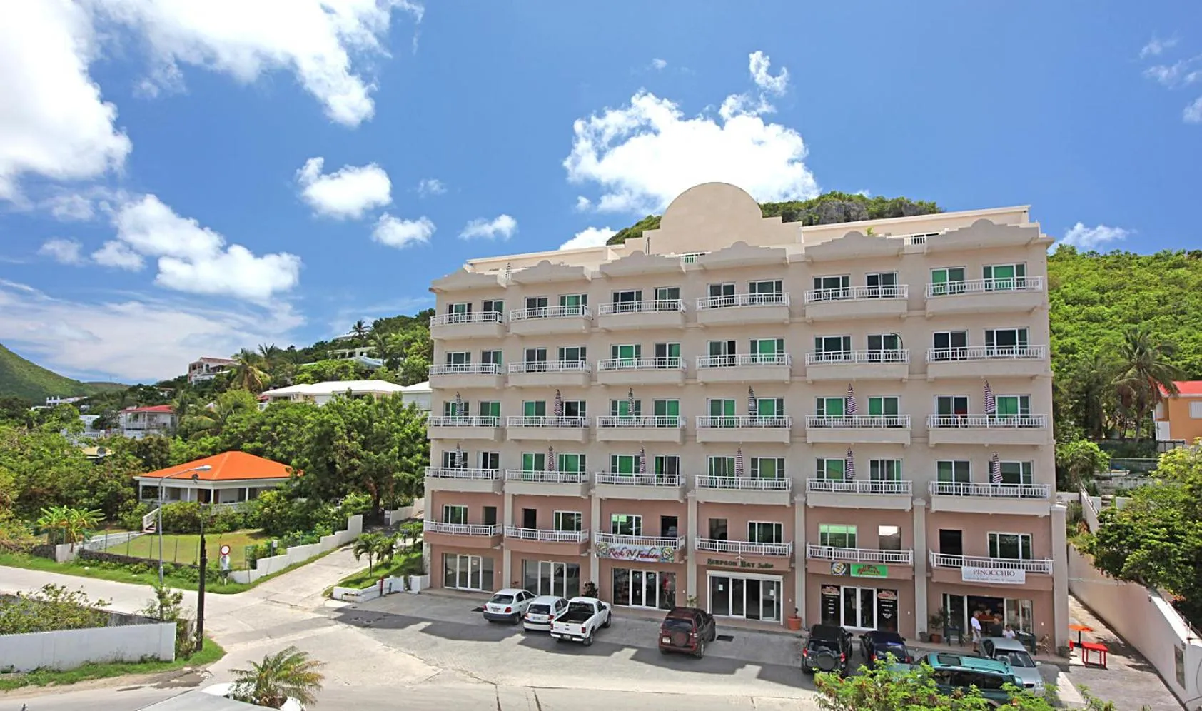 Bird's eye view in Simpson Bay Suites