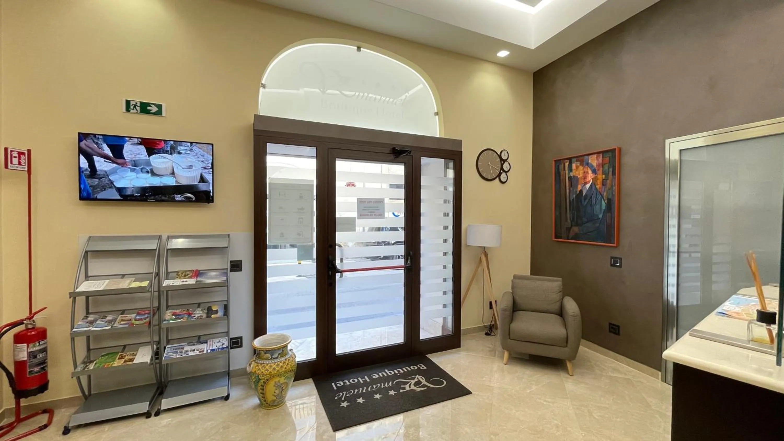 Living room in Vittorio Emanuele Boutique Hotel