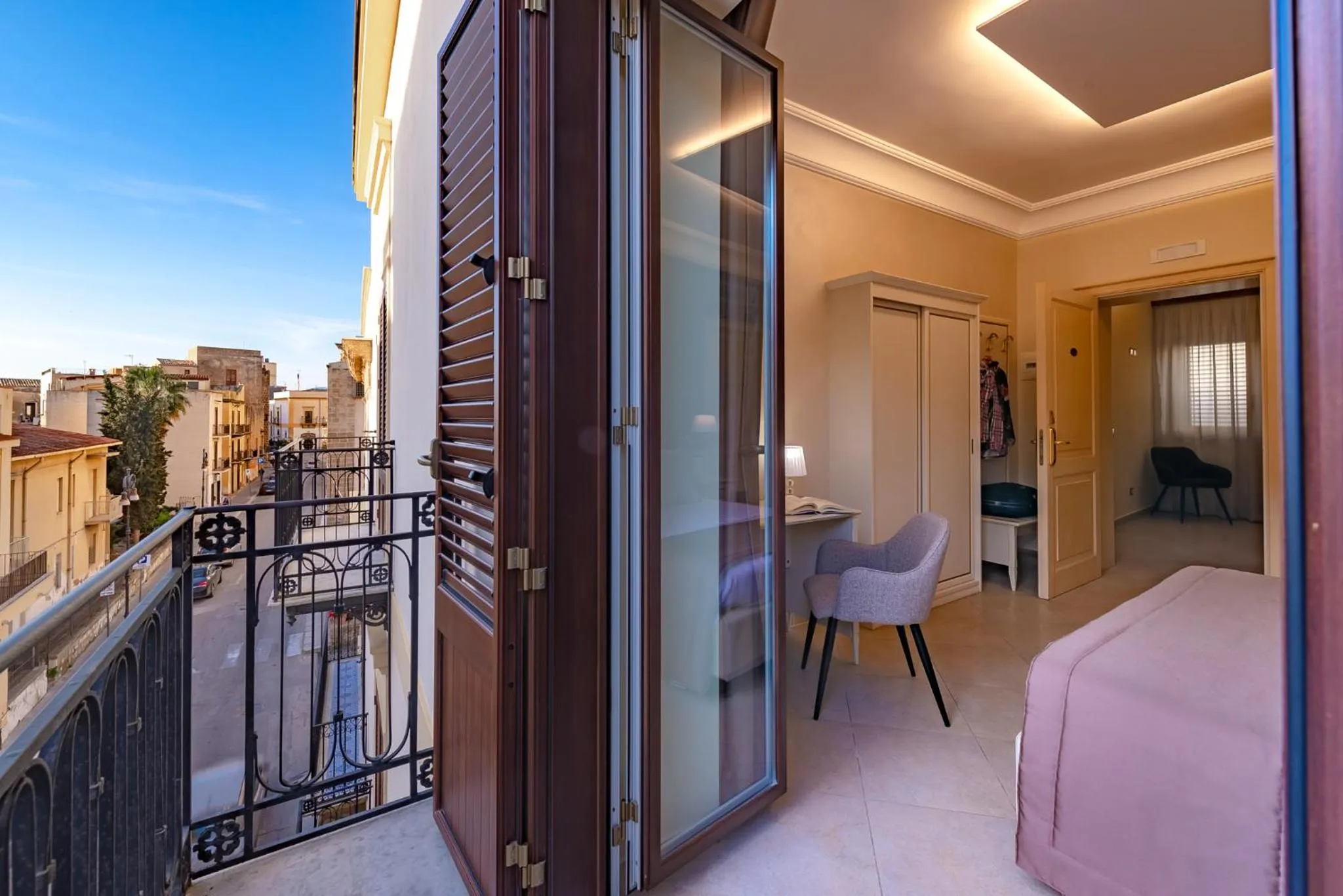 Balcony/Terrace in Vittorio Emanuele Boutique Hotel