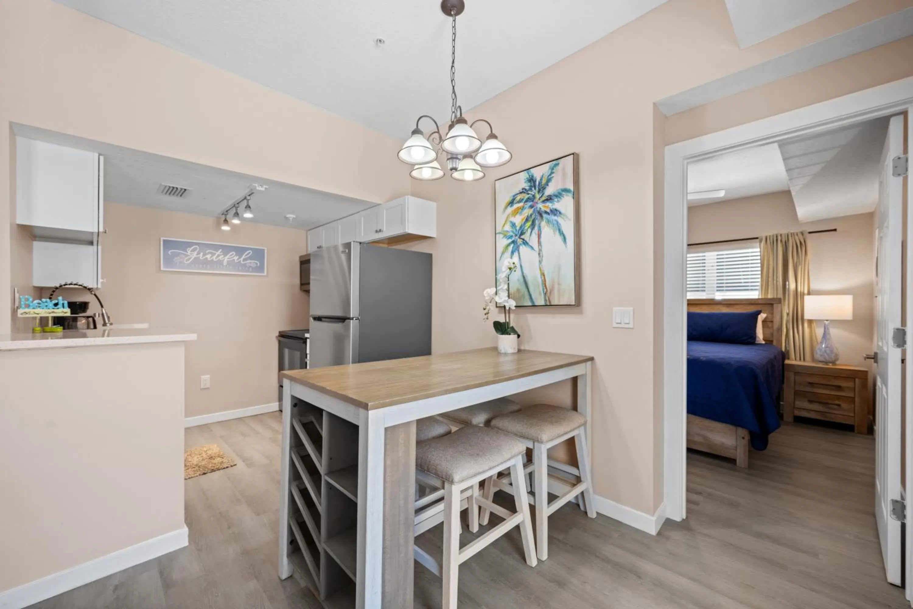 Living room, Bed in The Ringling Beach House