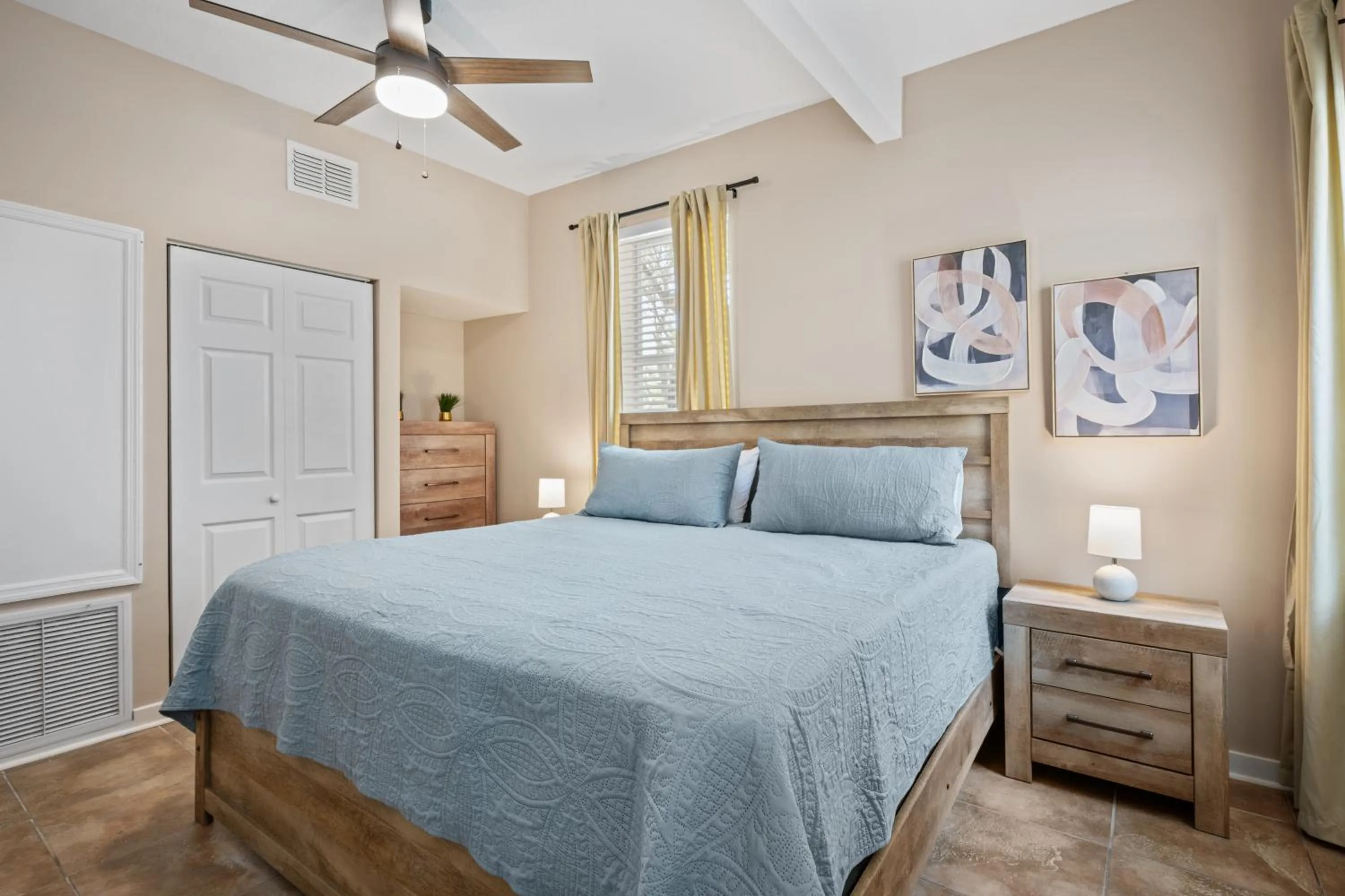 Bedroom, Bed in The Ringling Beach House