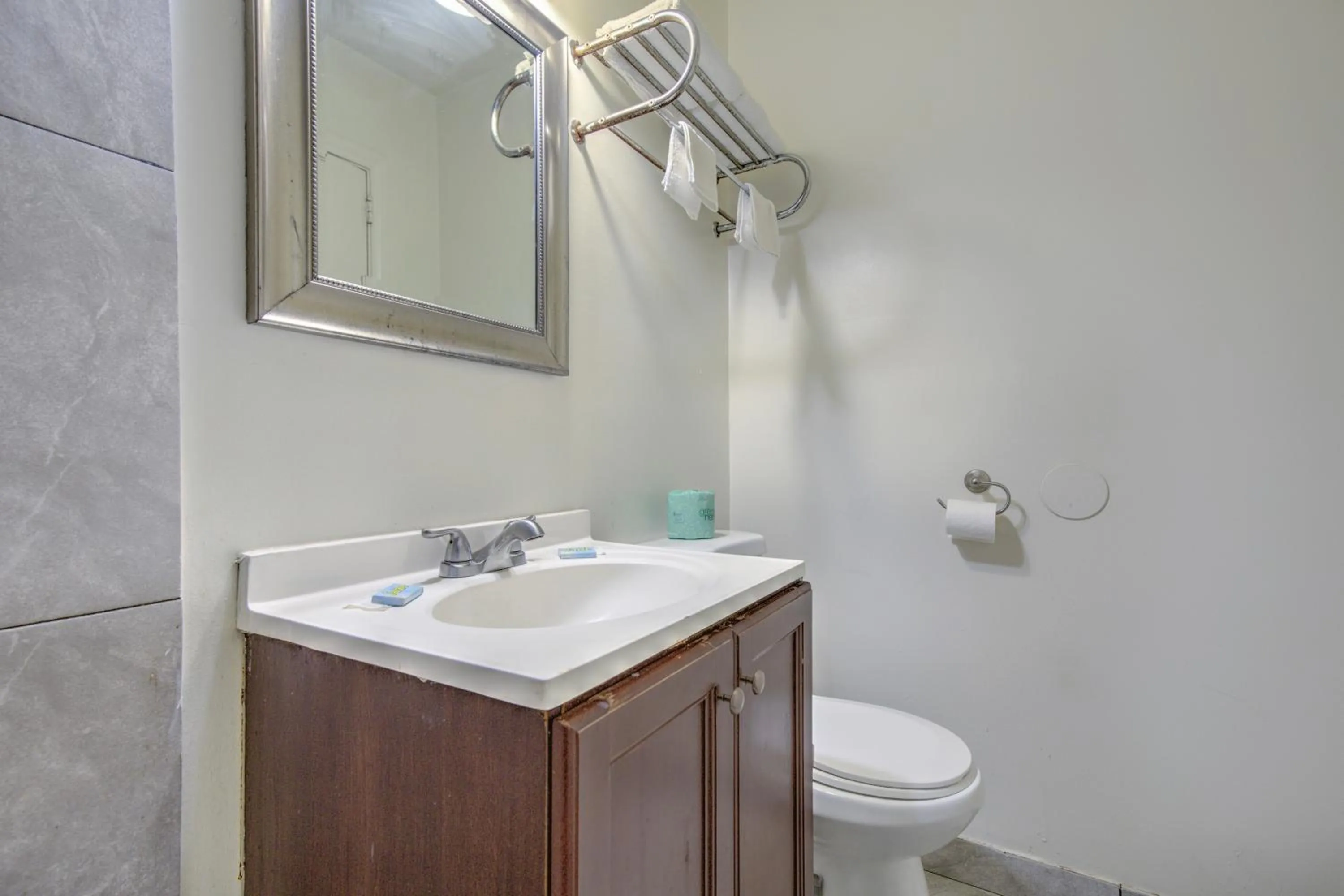 Bathroom in OYO Palm Leaf Motel