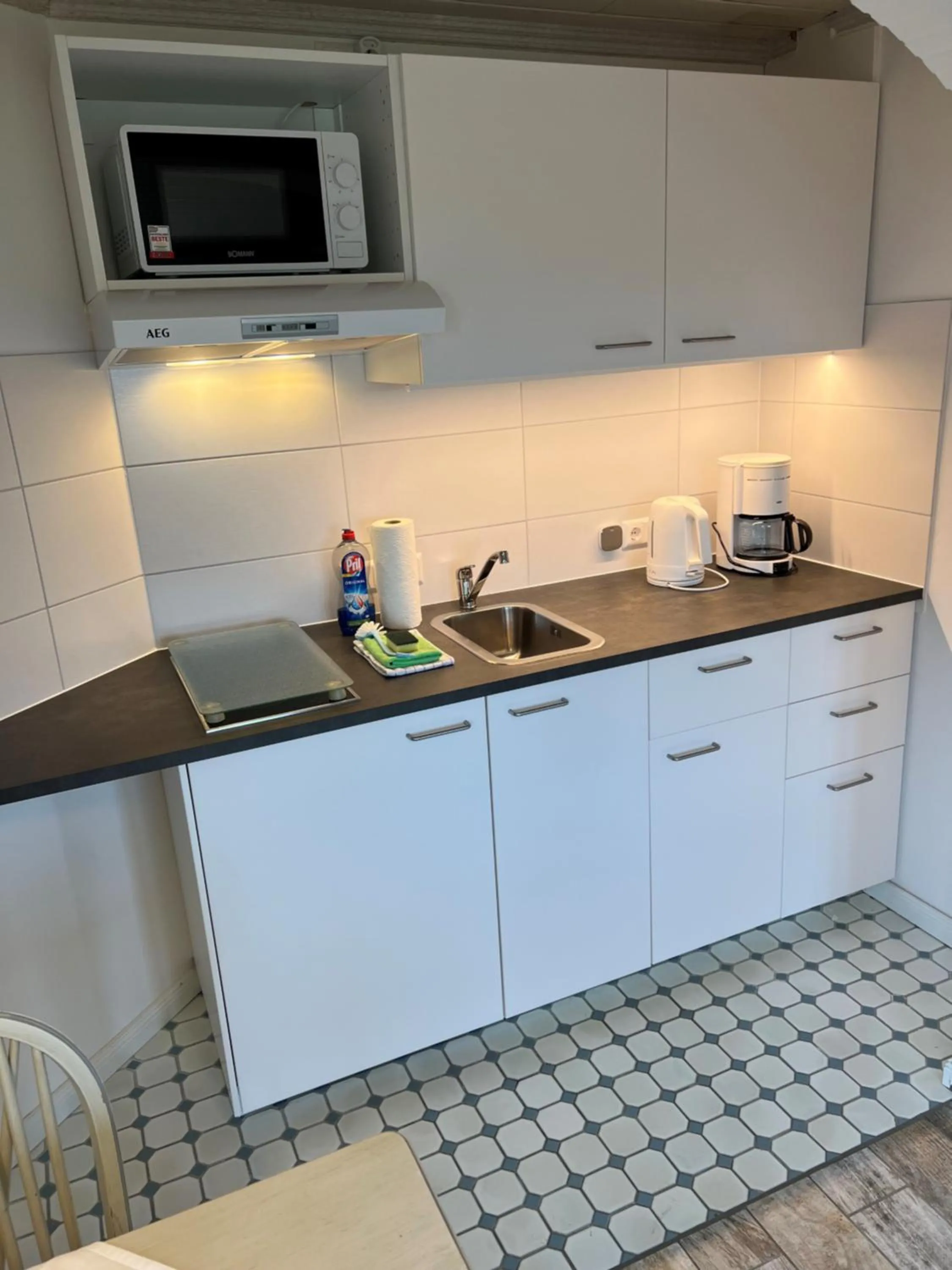 Kitchen or kitchenette in Haus Amanda