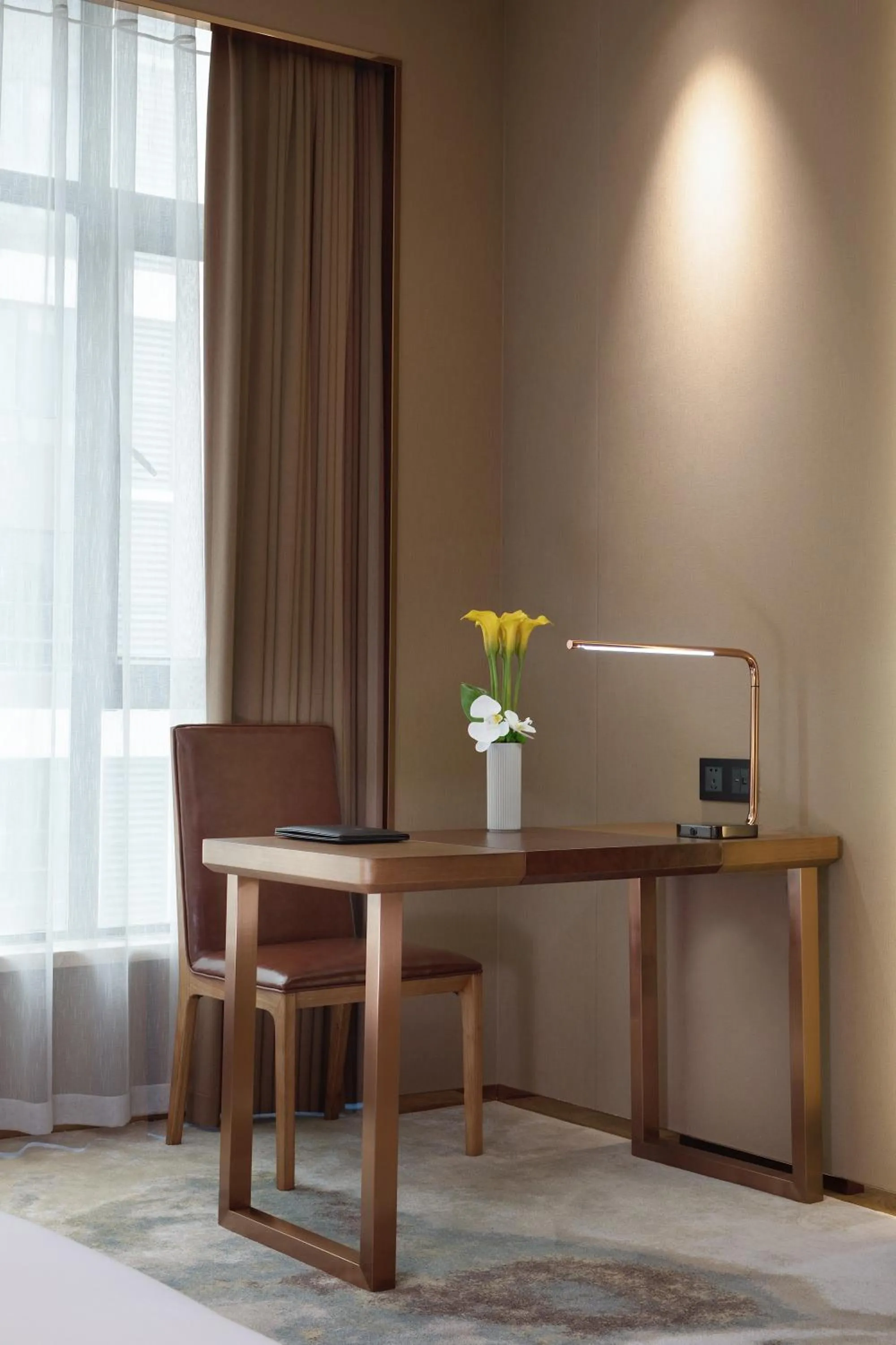 Bedroom in Jinmanfu International Hotel