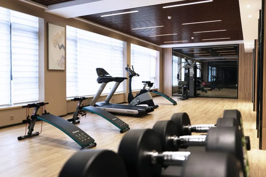 Fitness centre/facilities in Jinmanfu International Hotel