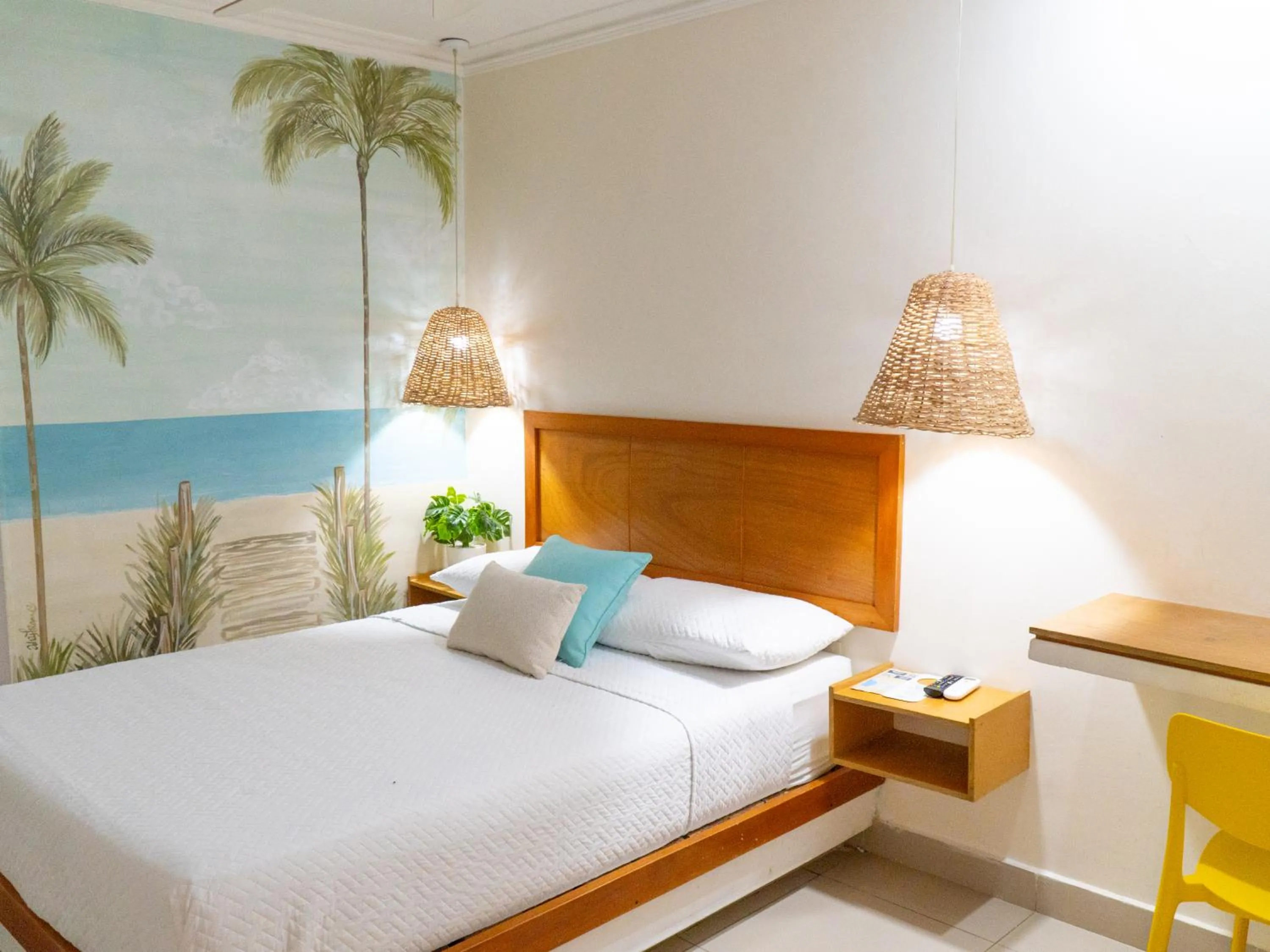 Bed in Hotel Valladolid