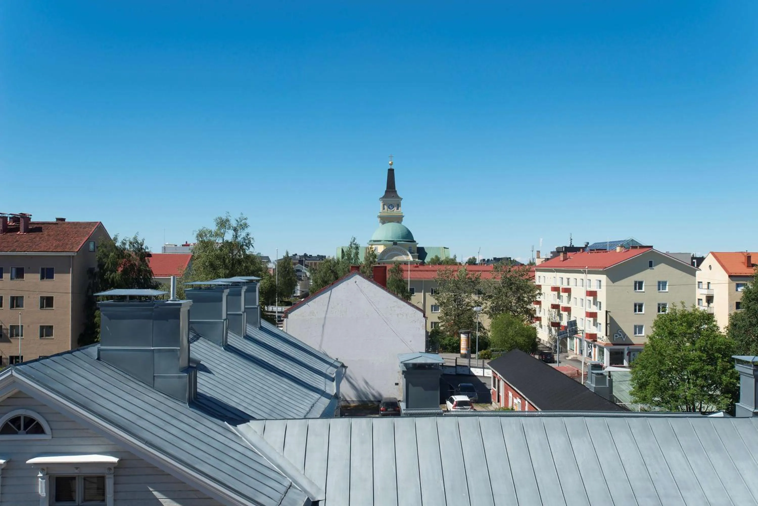 Bedroom in Scandic Oulu Station