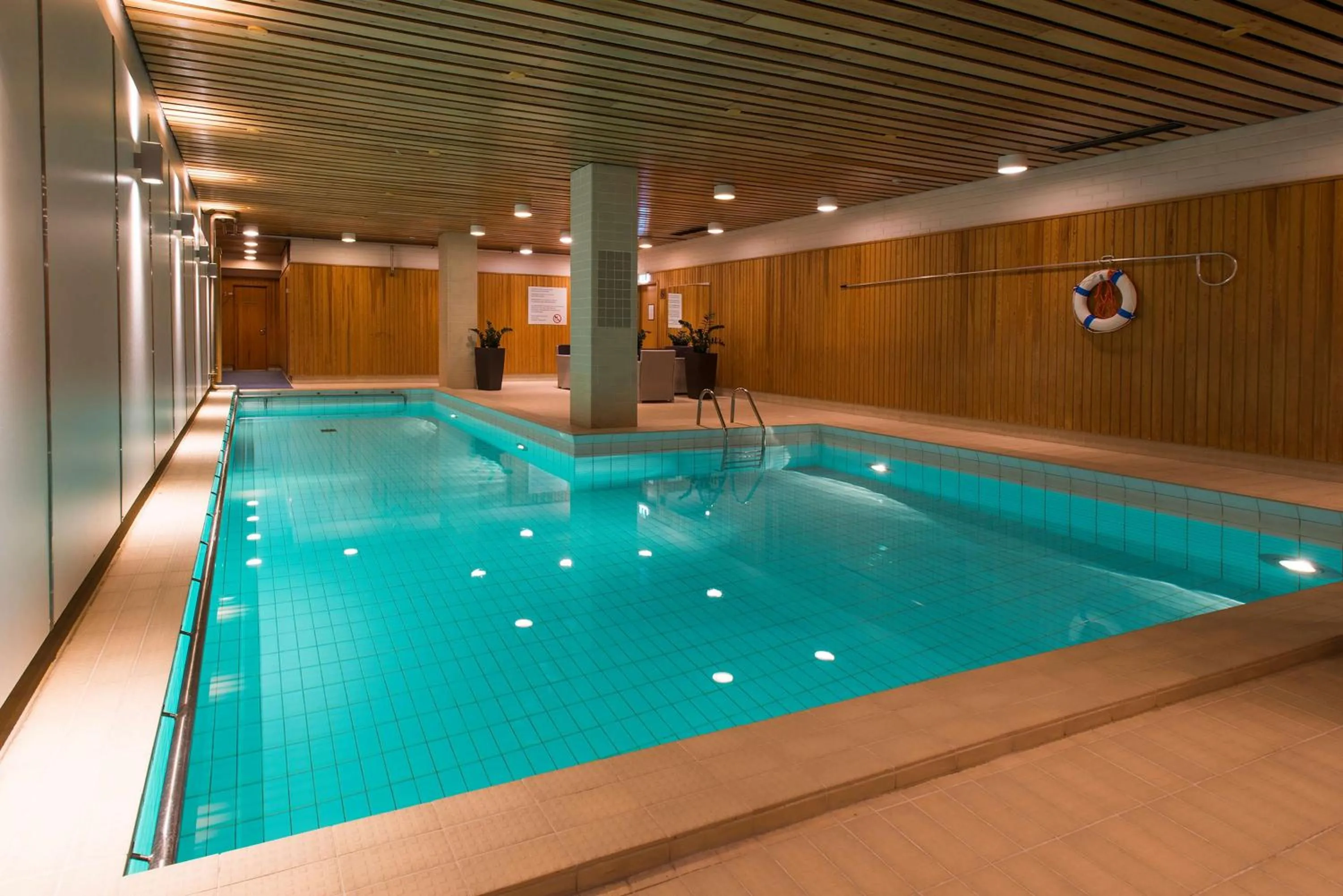 Pool view in Scandic Oulu Station