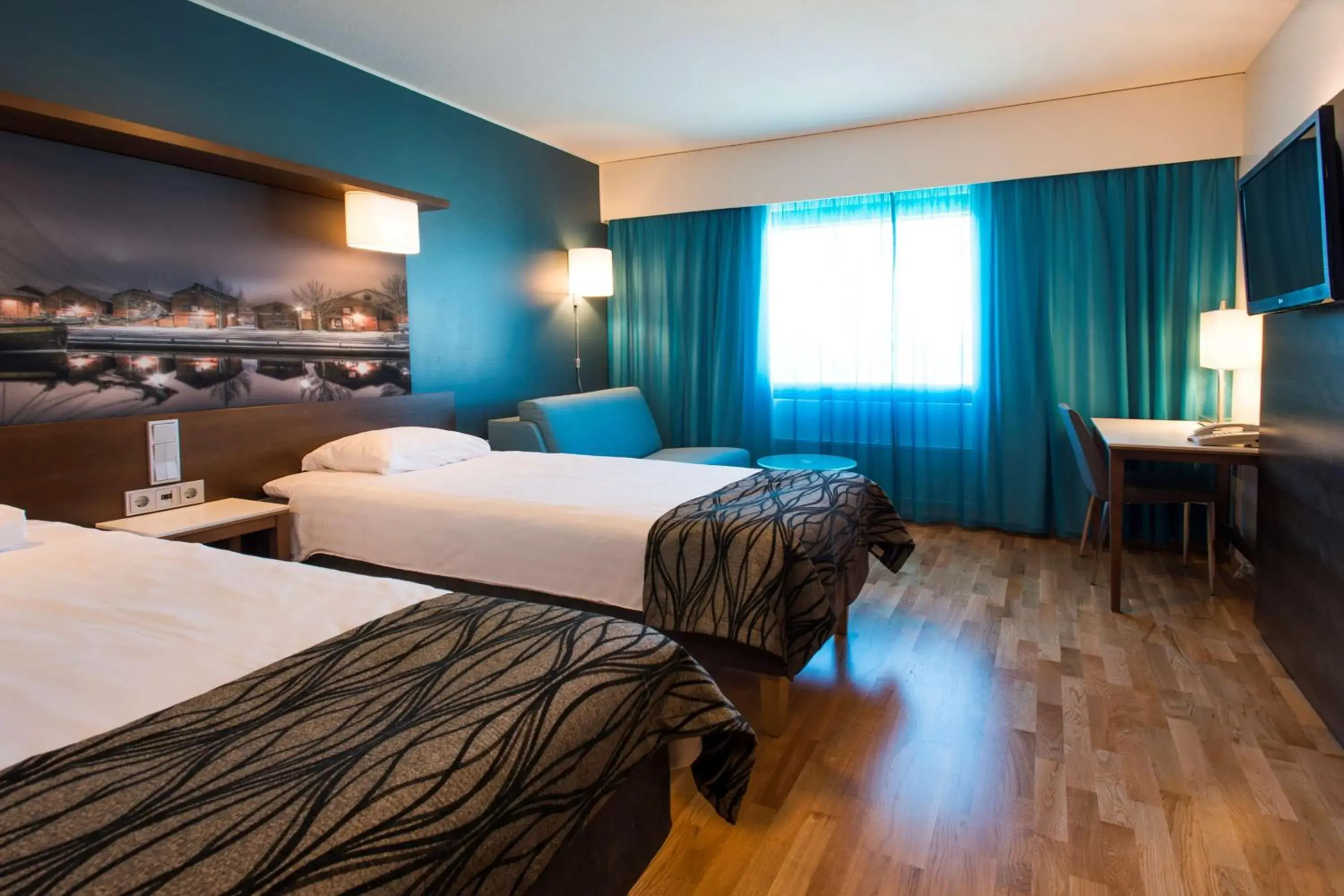 Standard Twin Room Upper Floors in Scandic Oulu Station Standard Twin Room Upper Floors in Scandic Oulu Station