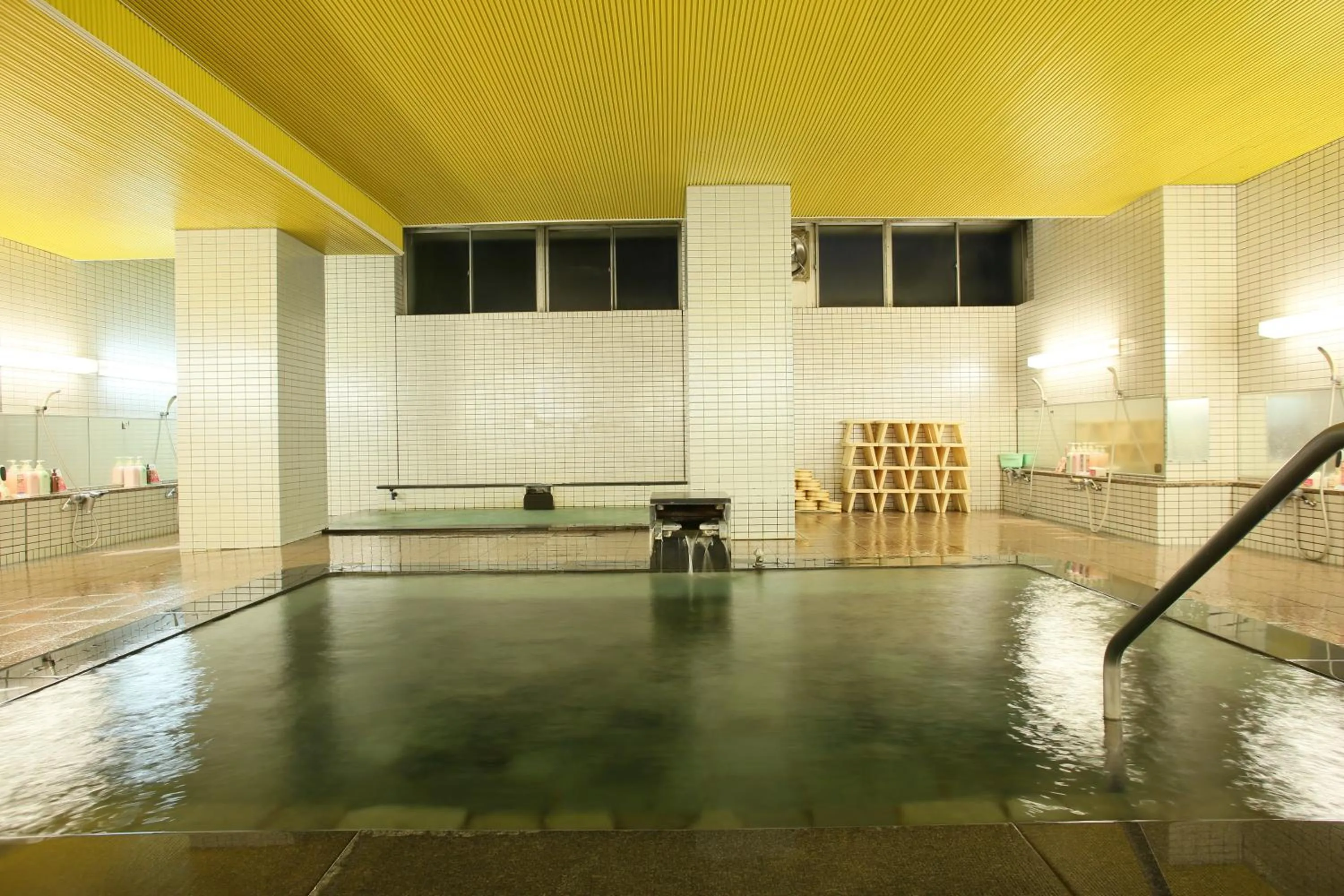 Hot Spring Bath in Shiga Palace Hotel