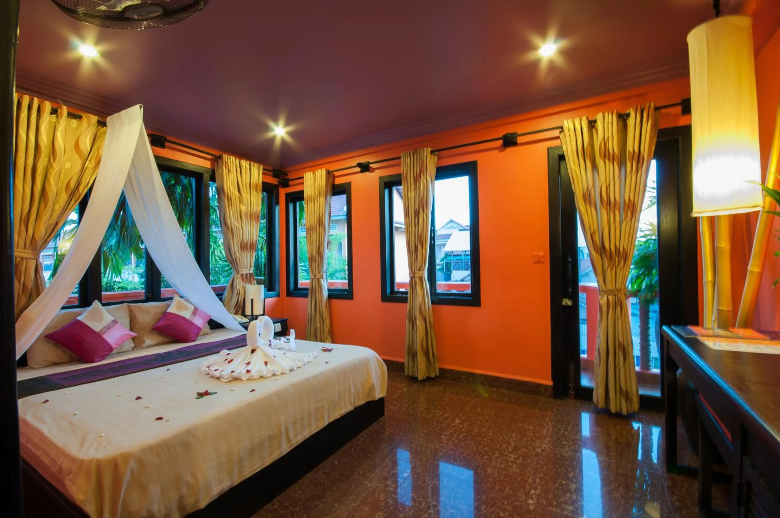 Photo of the whole room, Bed in Golden Butterfly Villa