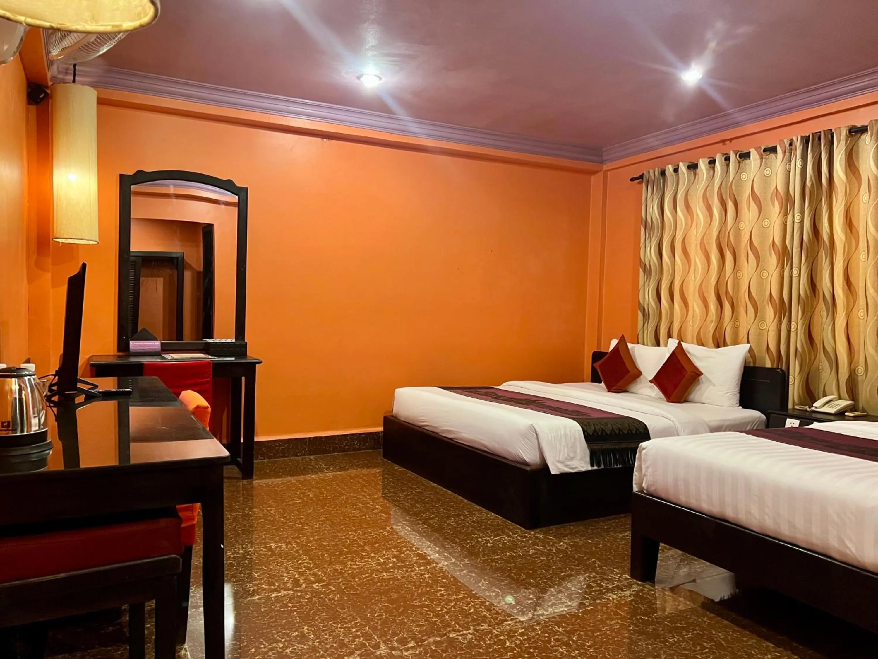 Photo of the whole room, Bed in Golden Butterfly Villa