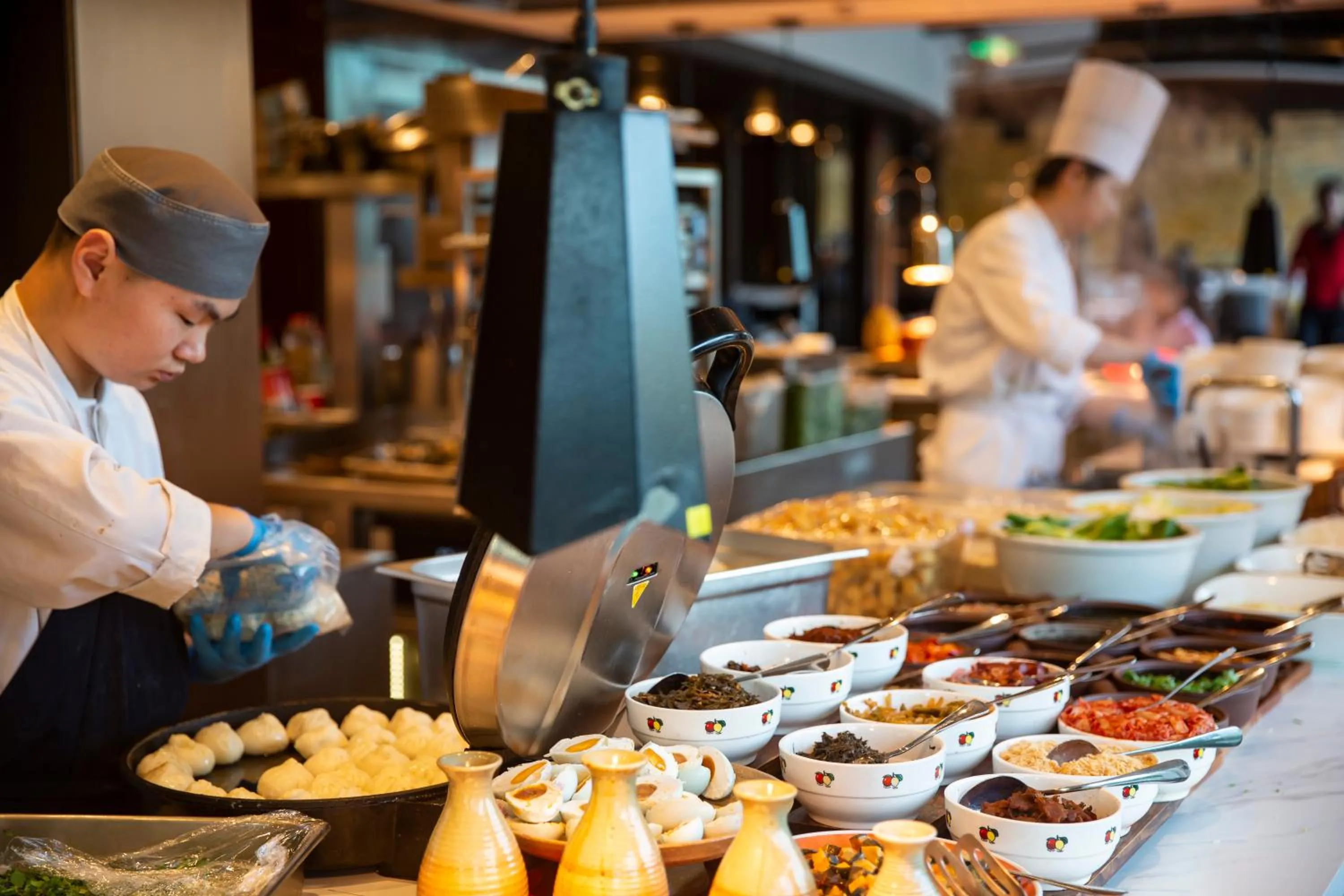 Buffet breakfast in Grand Hyatt Beijing