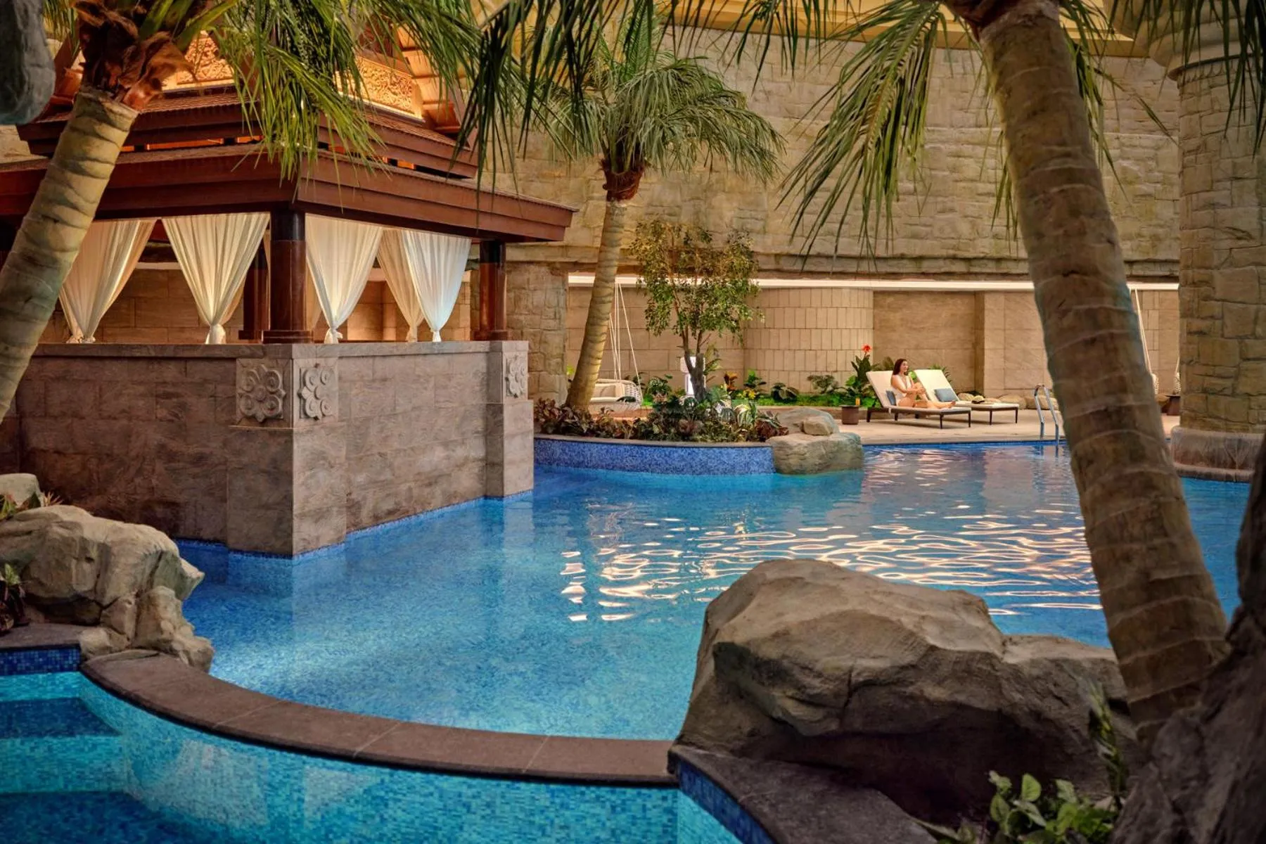 Swimming pool in Grand Hyatt Beijing