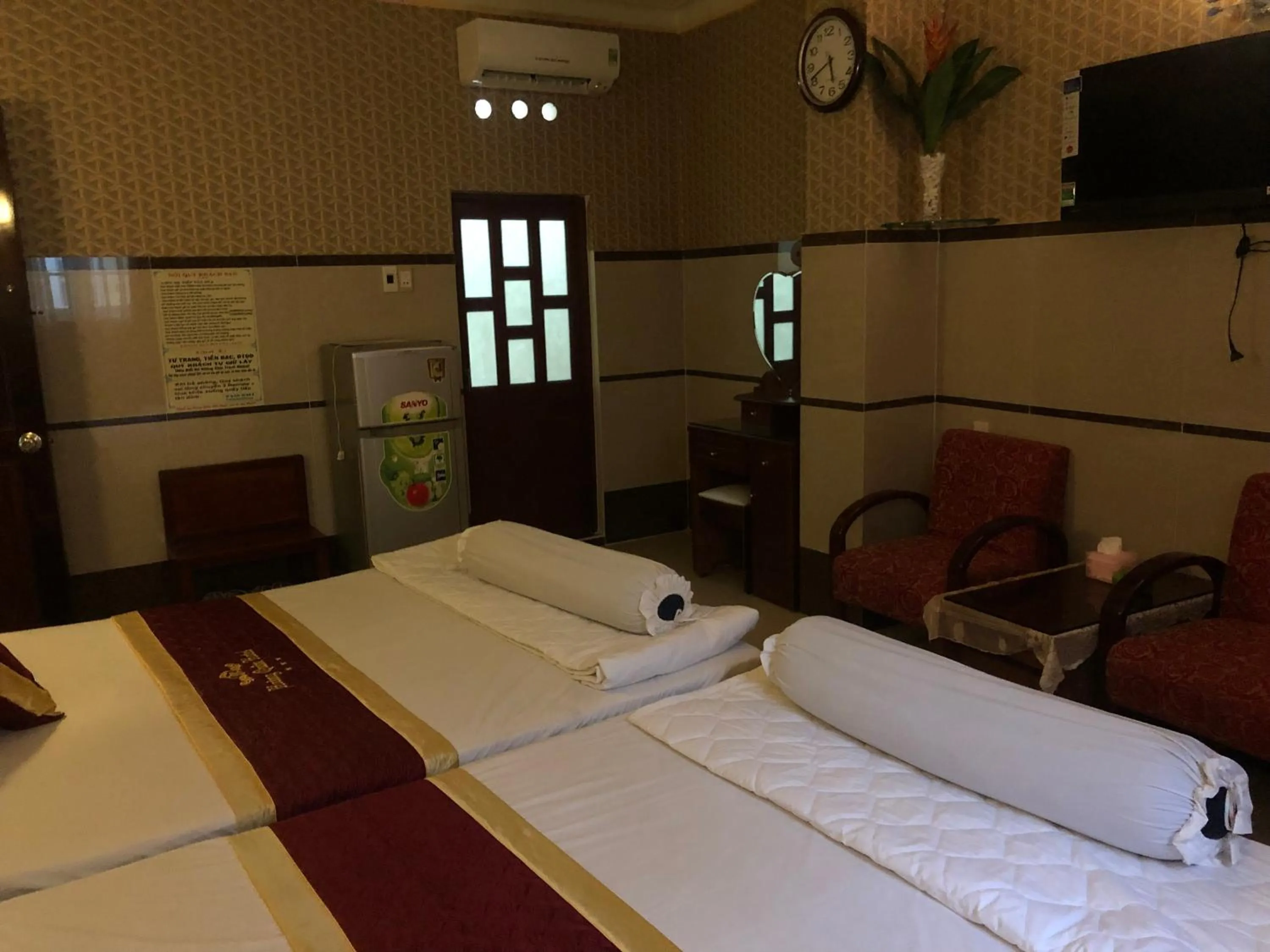 Bed in Hoàng Quân Hotel