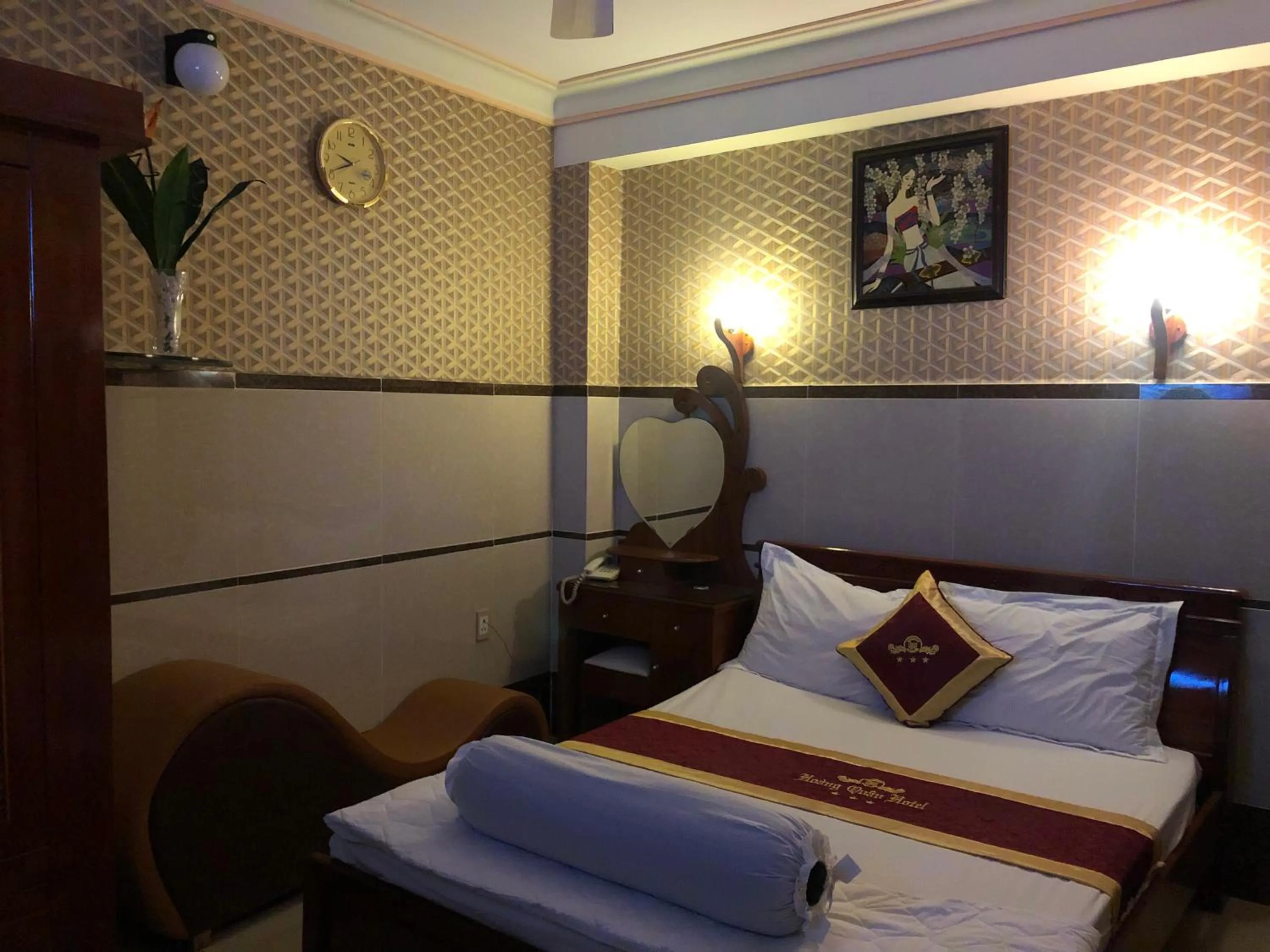 Bed in Hoàng Quân Hotel