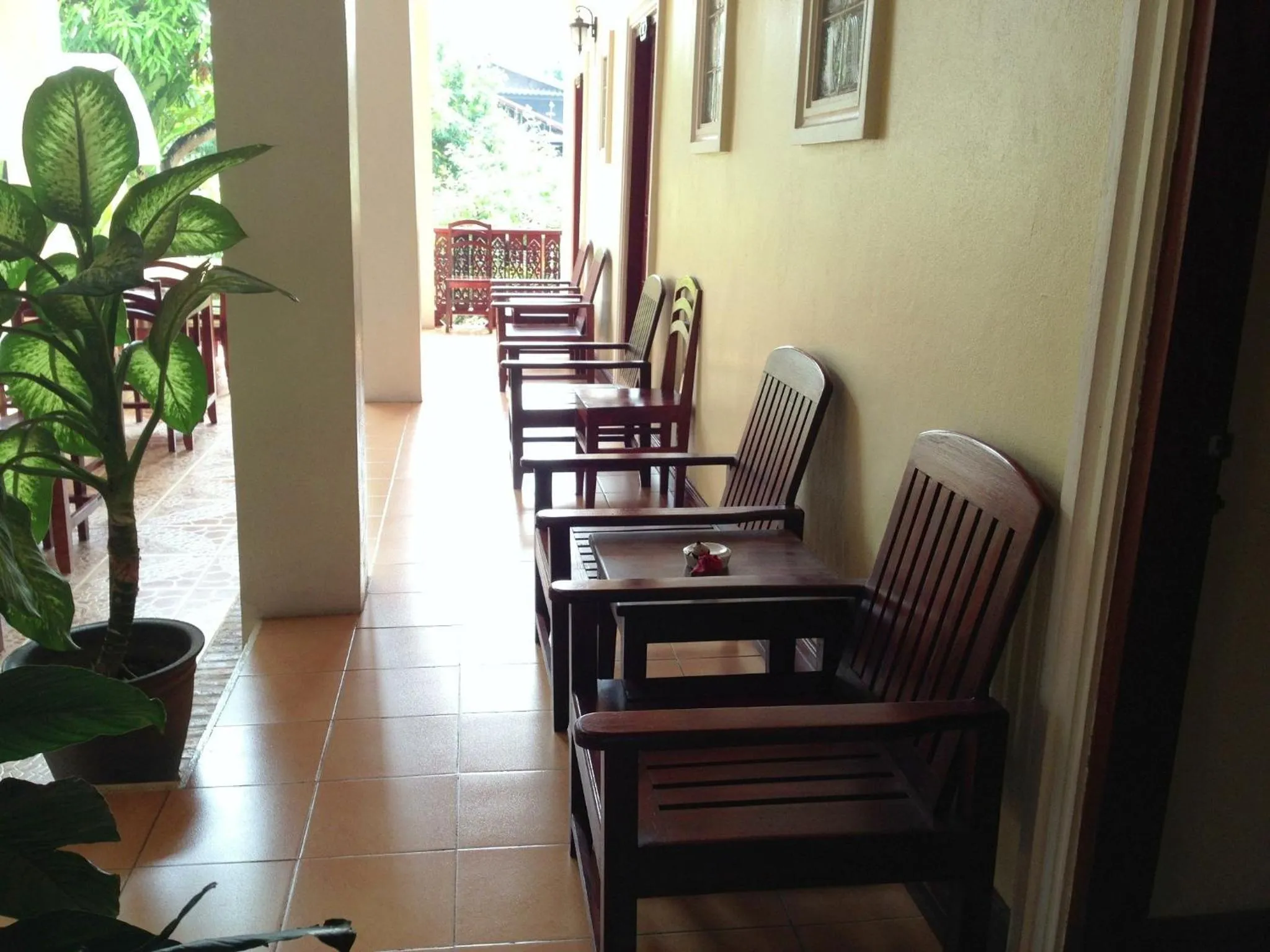 Decorative detail in Phonepraseuth Guesthouse