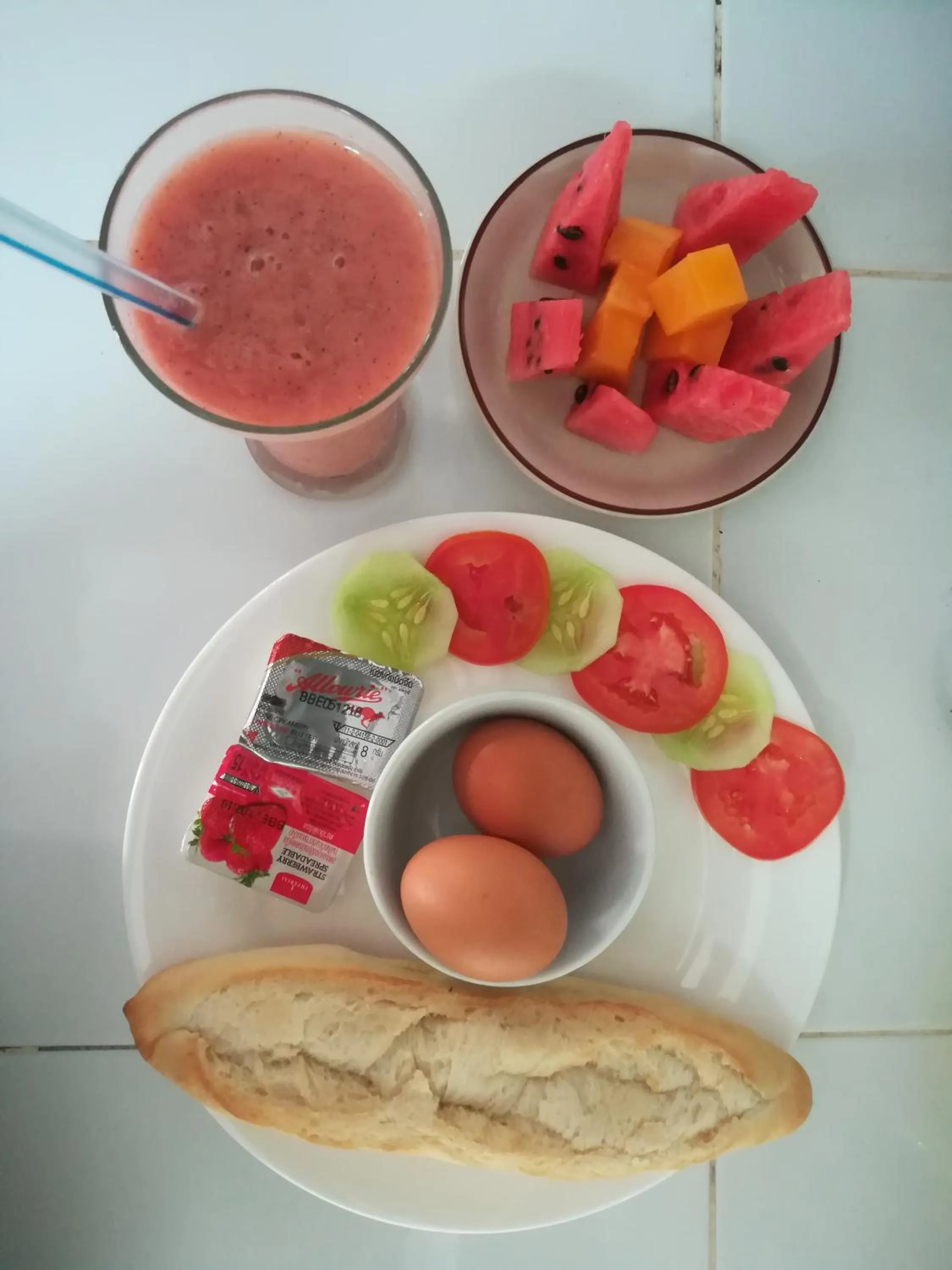 Breakfast in Phonepraseuth Guesthouse