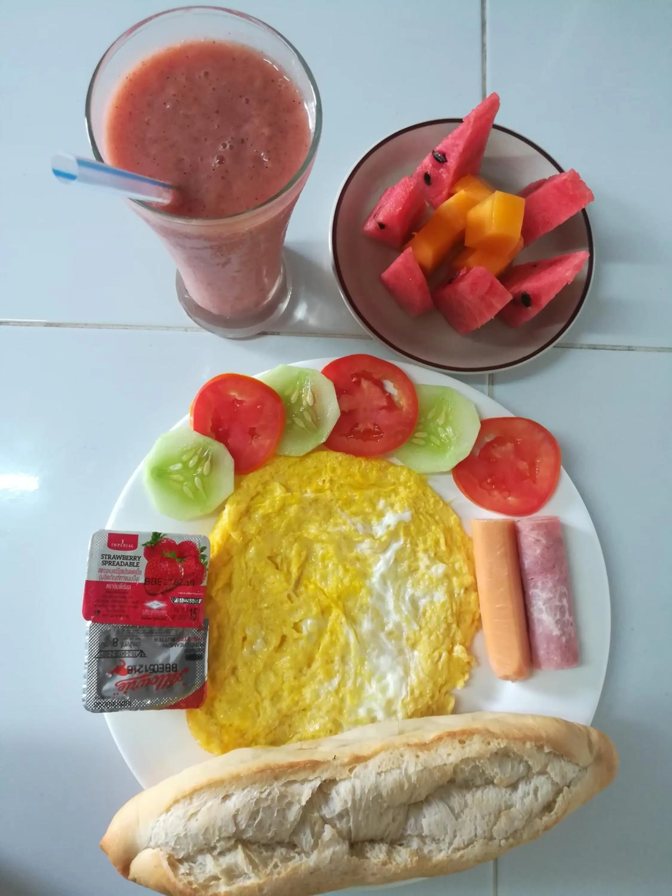 Breakfast in Phonepraseuth Guesthouse