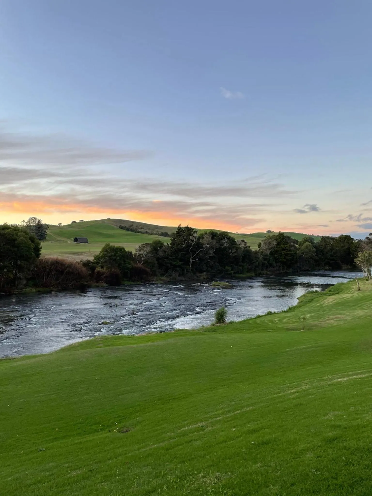 Natural landscape in Te Awa Lodge