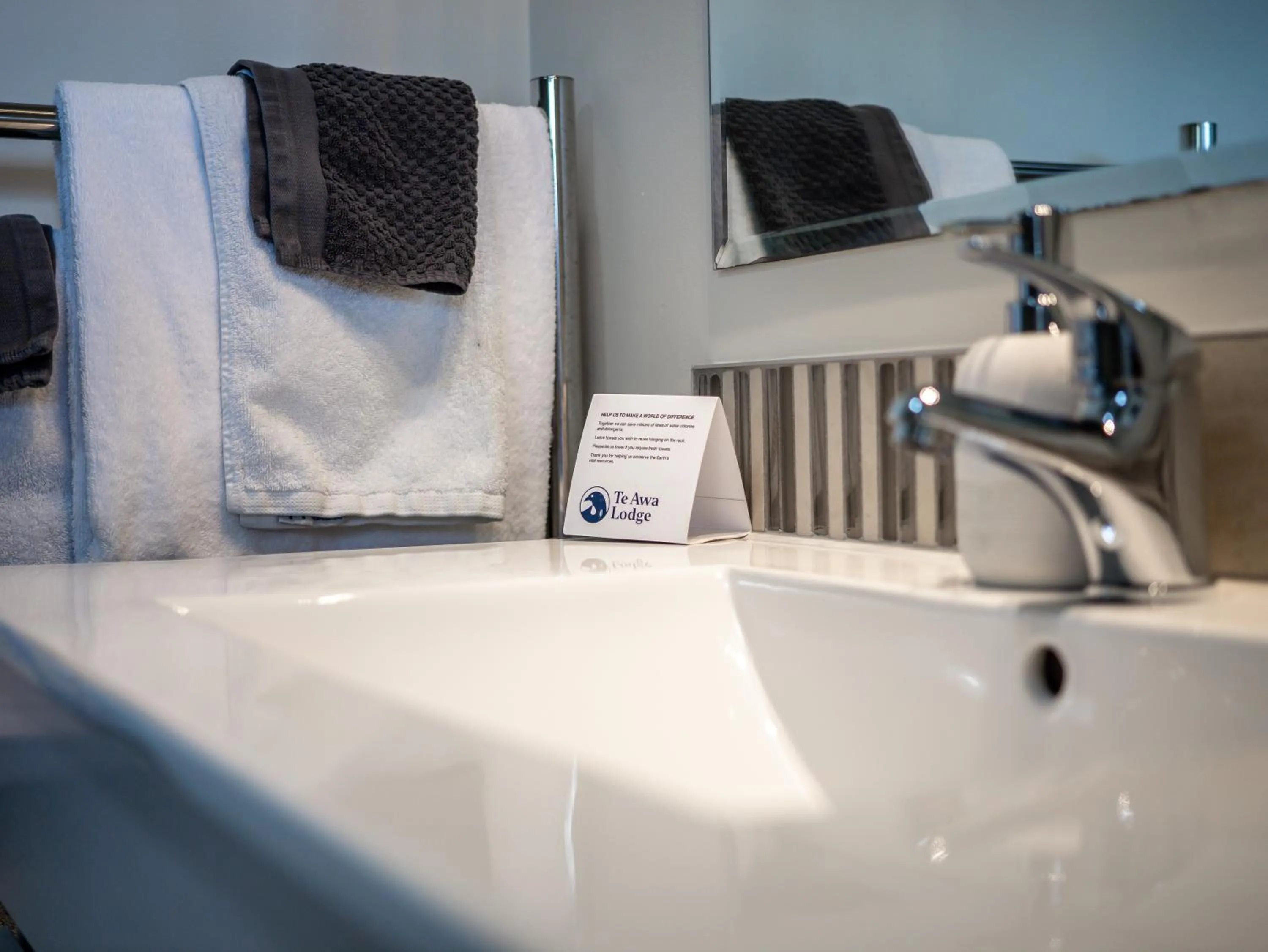 Shower in Te Awa Lodge