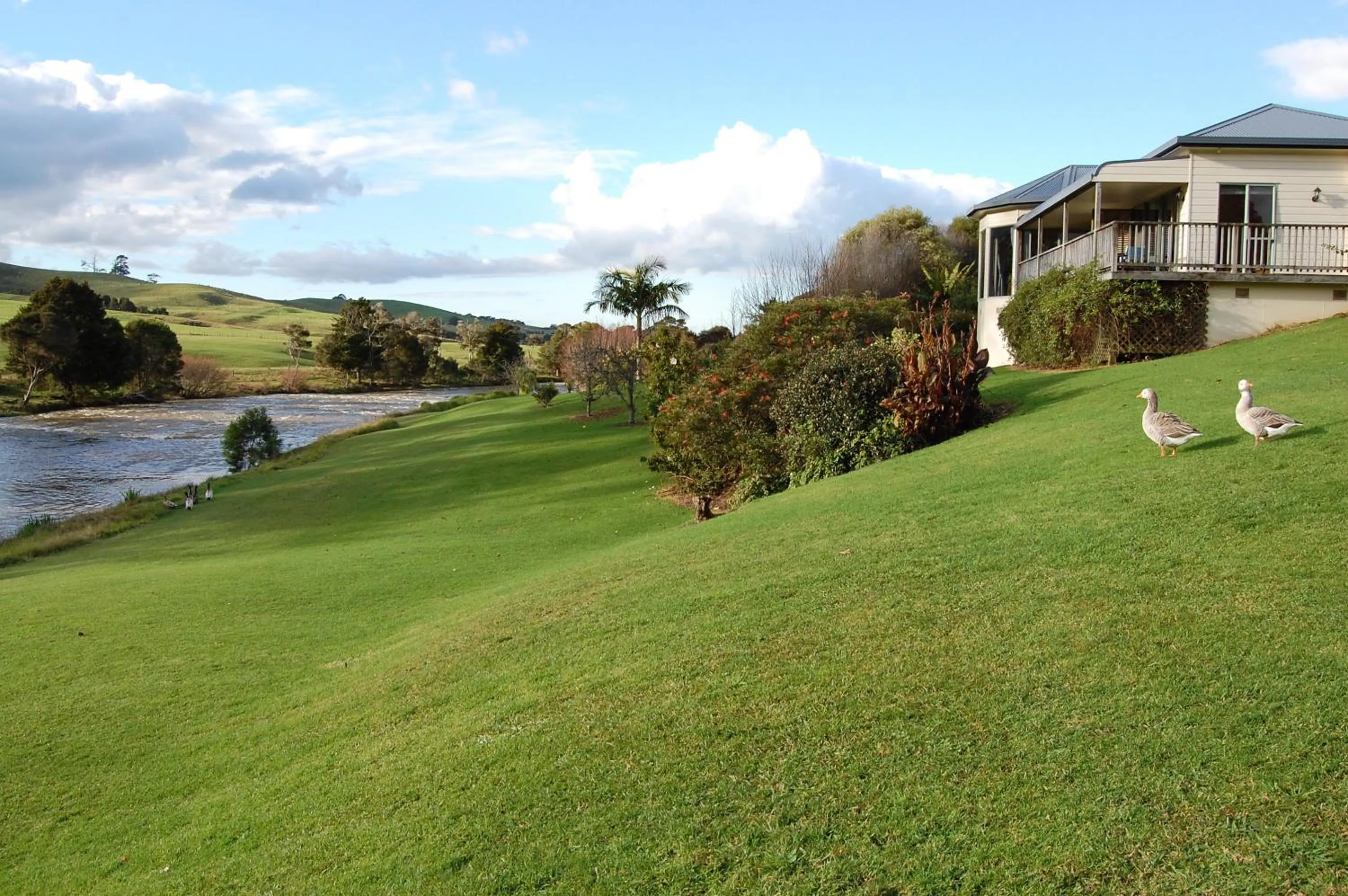 River view in Te Awa Lodge
