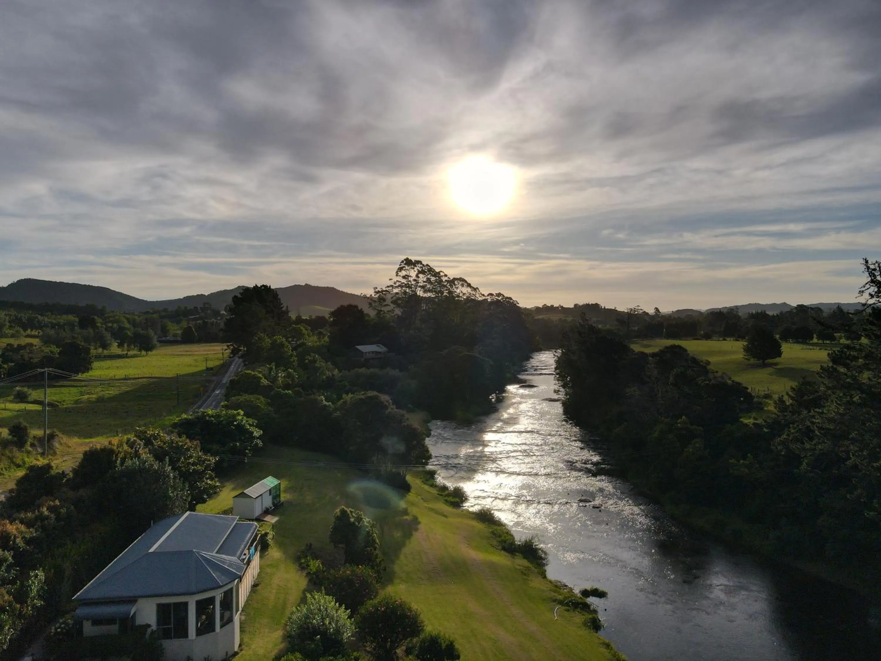 Natural landscape in Te Awa Lodge