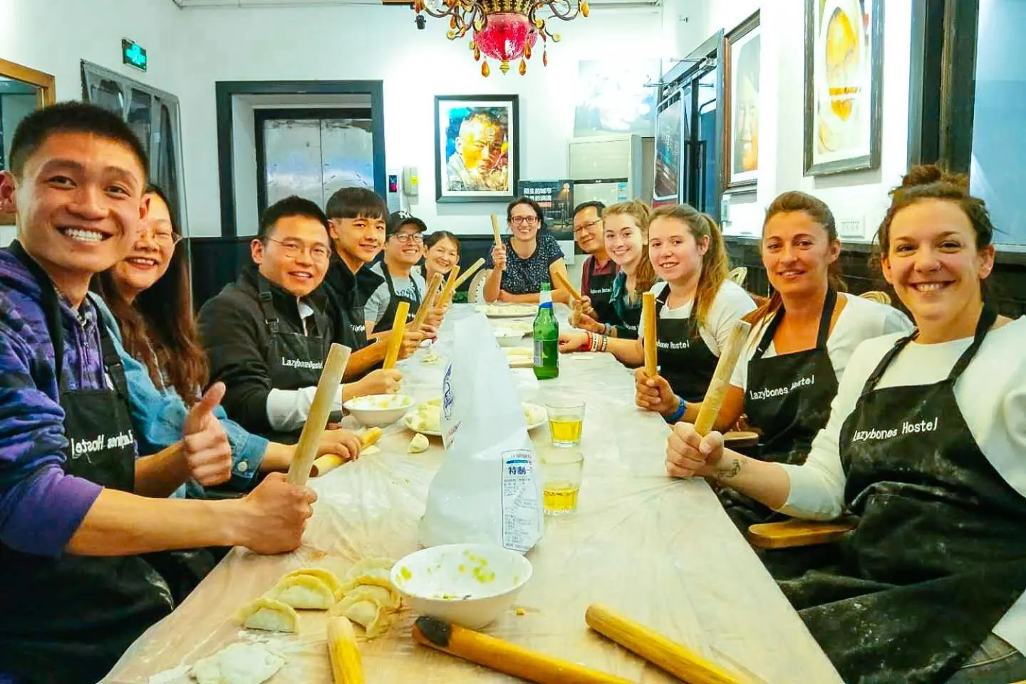 Staff in Chengdu Flipflop Hostel Poshpacker (Chunxi Road Metro Station)