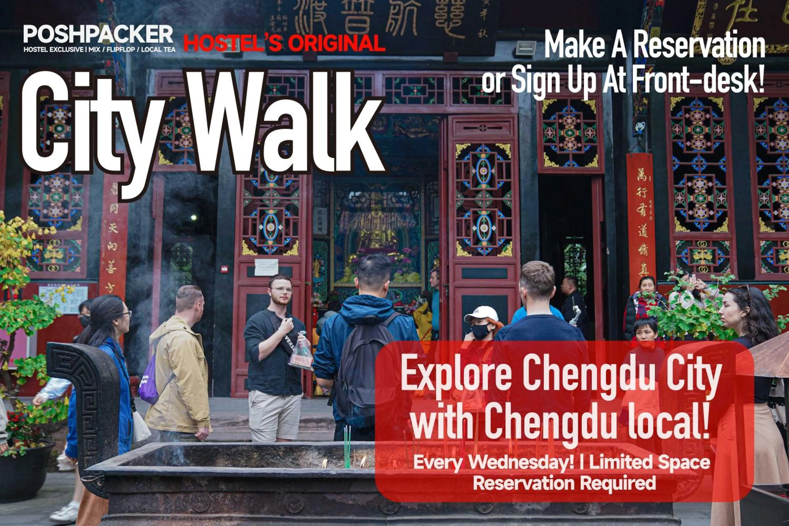 Activities in Chengdu Flipflop Hostel Poshpacker (Chunxi Road Metro Station)