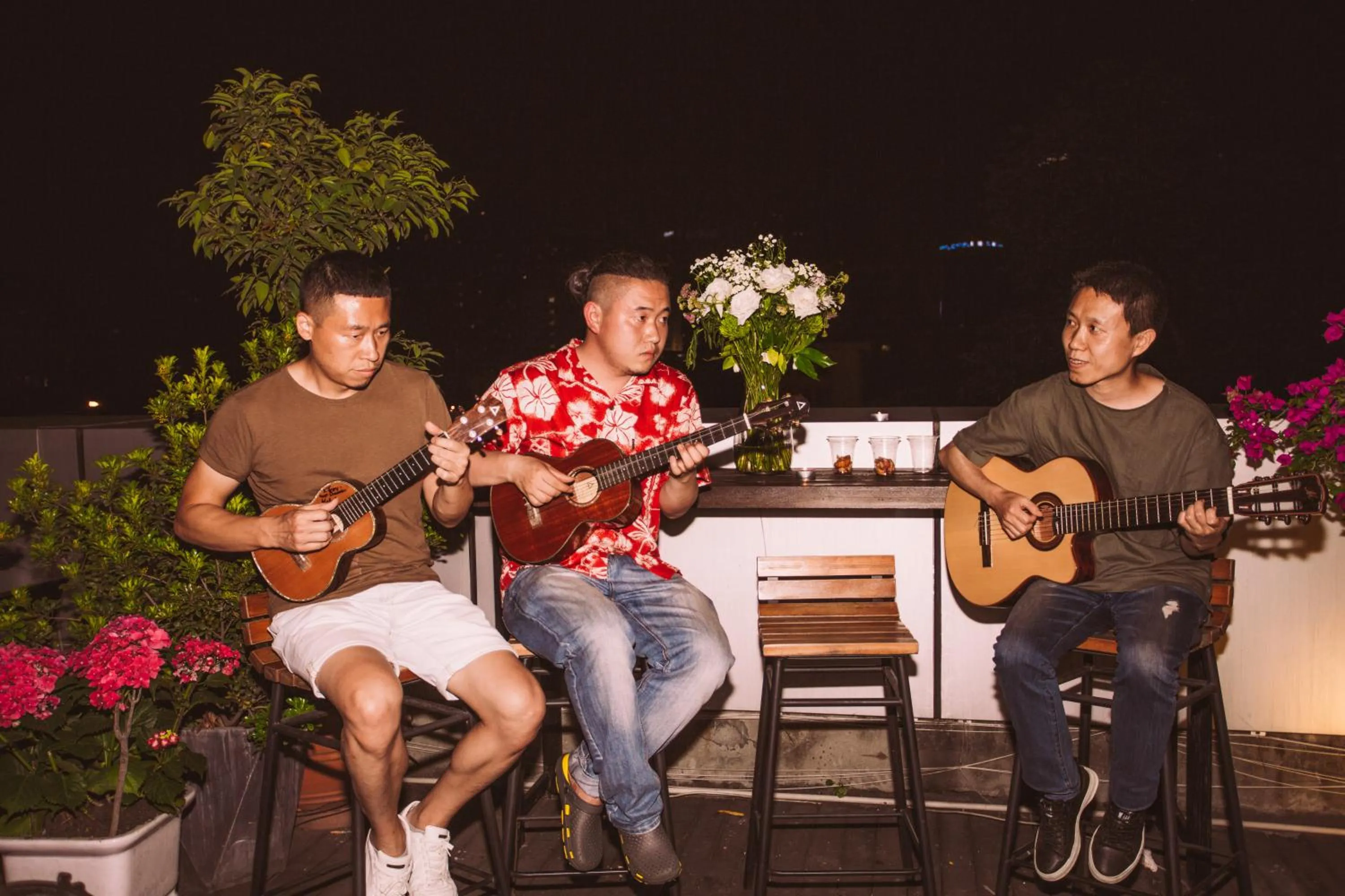 Balcony/Terrace in Chengdu Flipflop Hostel Poshpacker (Chunxi Road Metro Station)