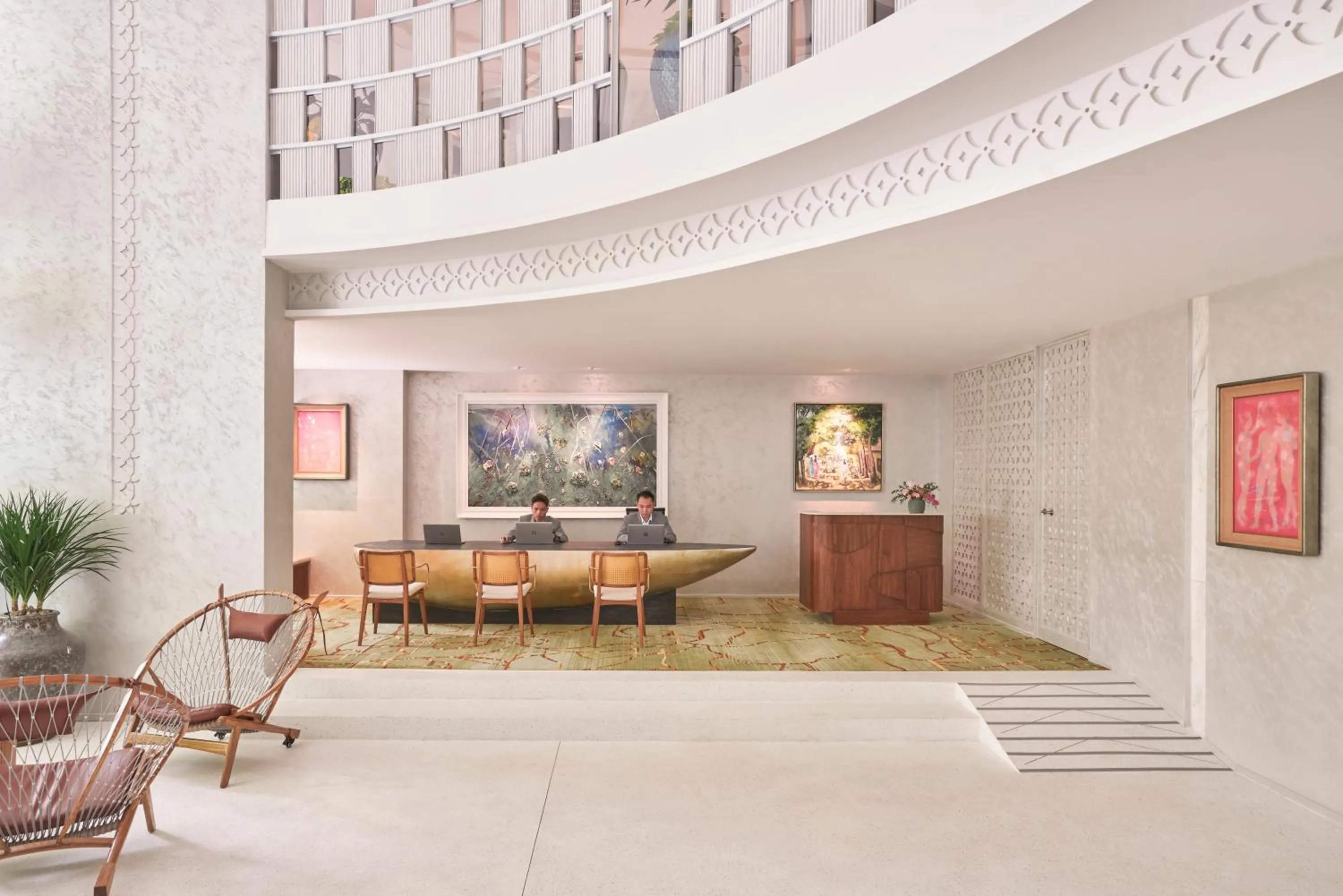 Lobby or reception in Silverland Mây Hotel