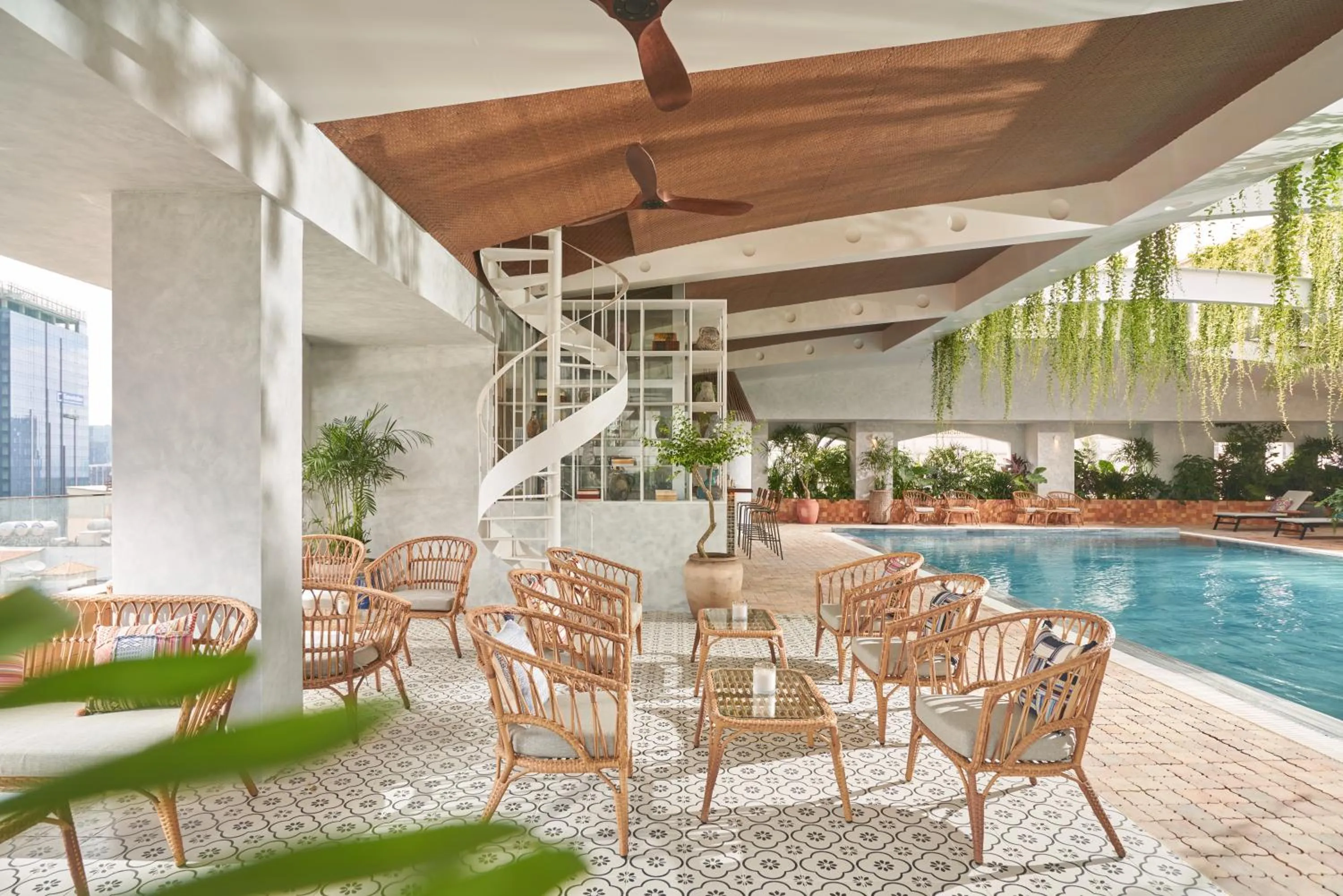 Swimming pool in Silverland Mây Hotel