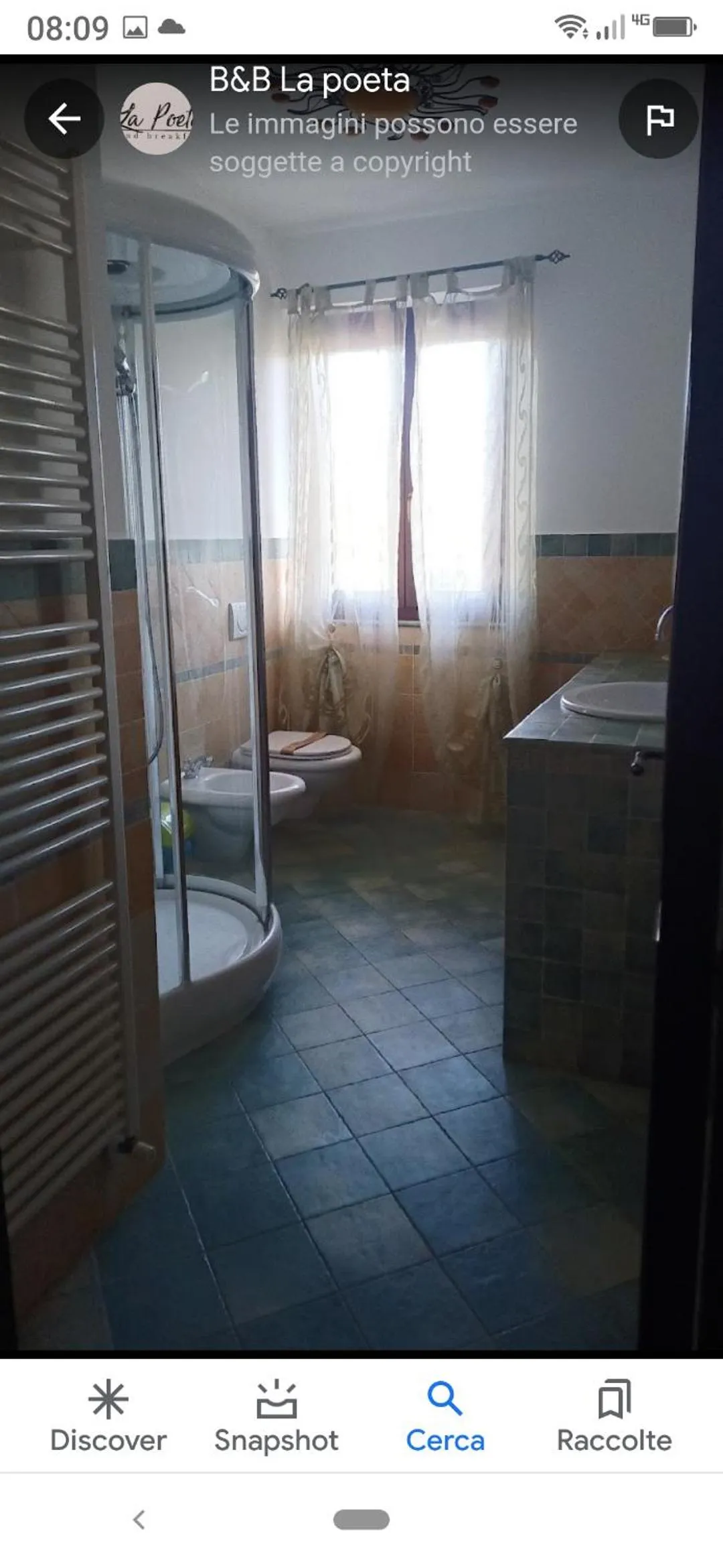 Bathroom in B&B La poeta