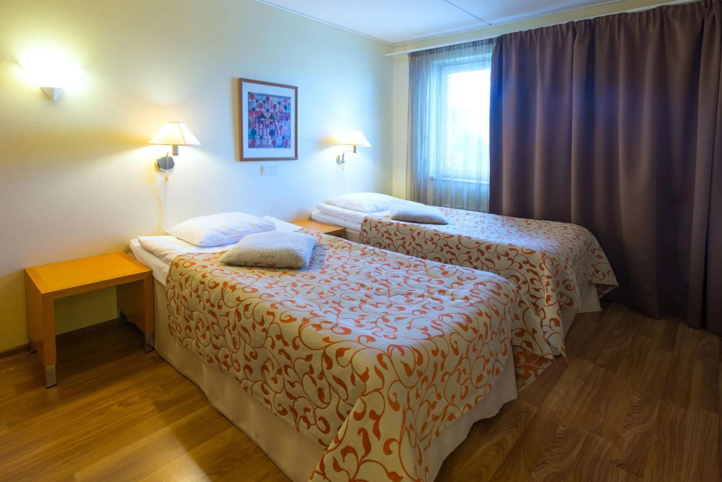 Bedroom, Bed in Scandic Kemi