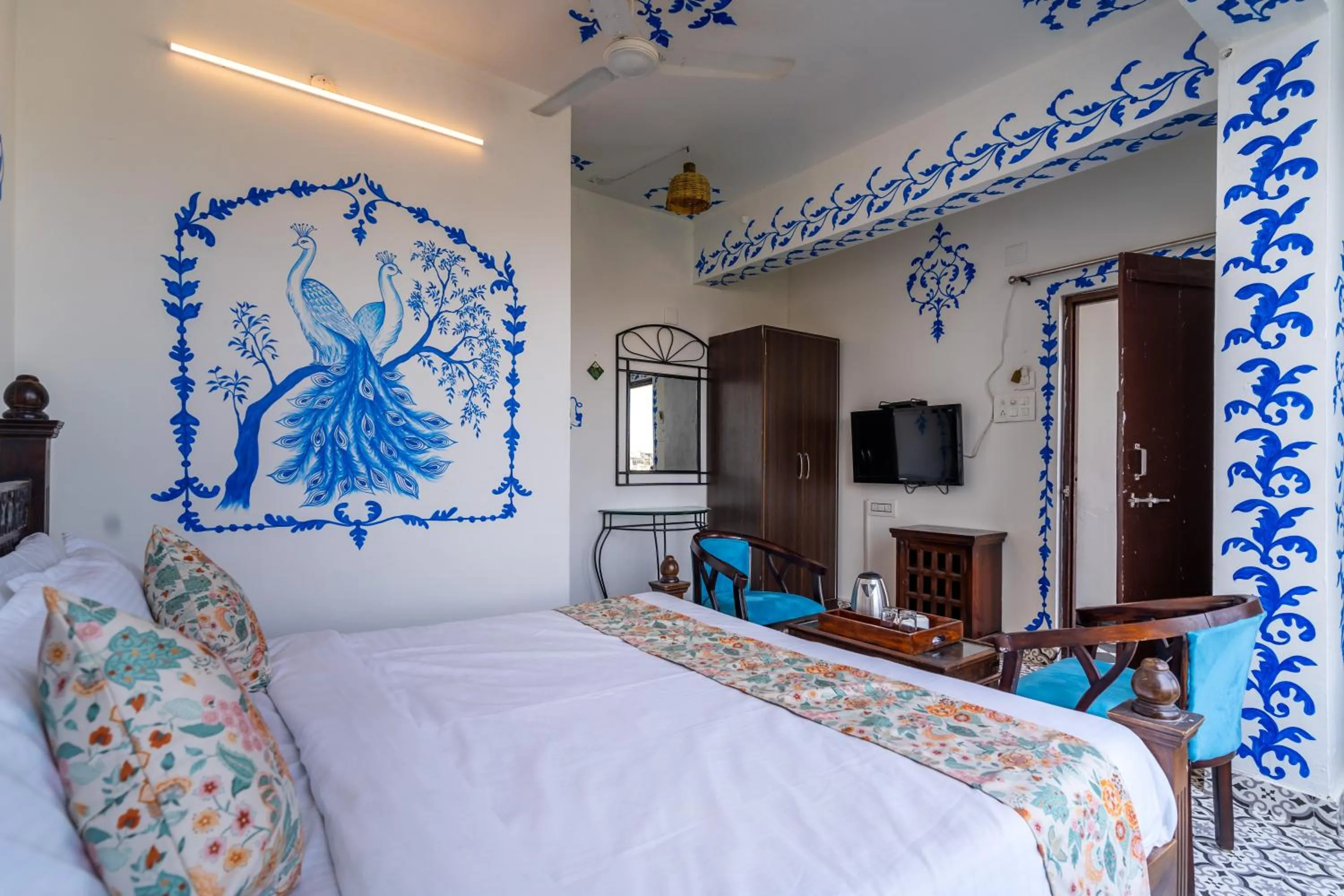 Bedroom, Bed in Storica Stays Panorama Haveli Udaipur