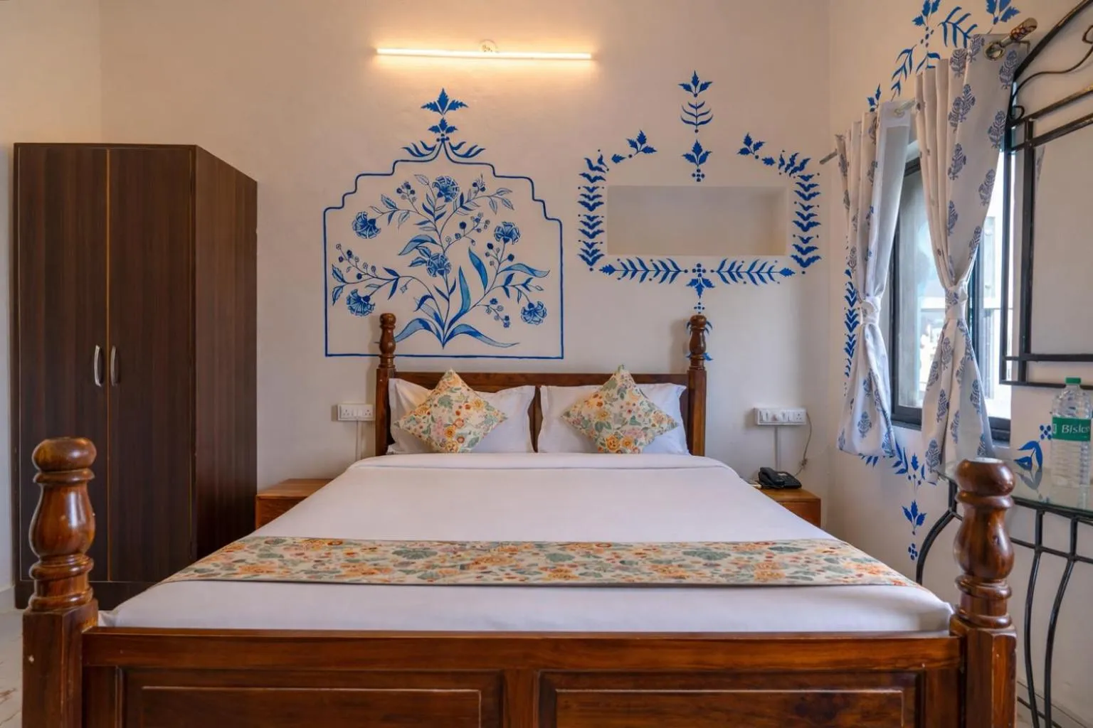 Bed in Storica Stays Panorama Haveli Udaipur