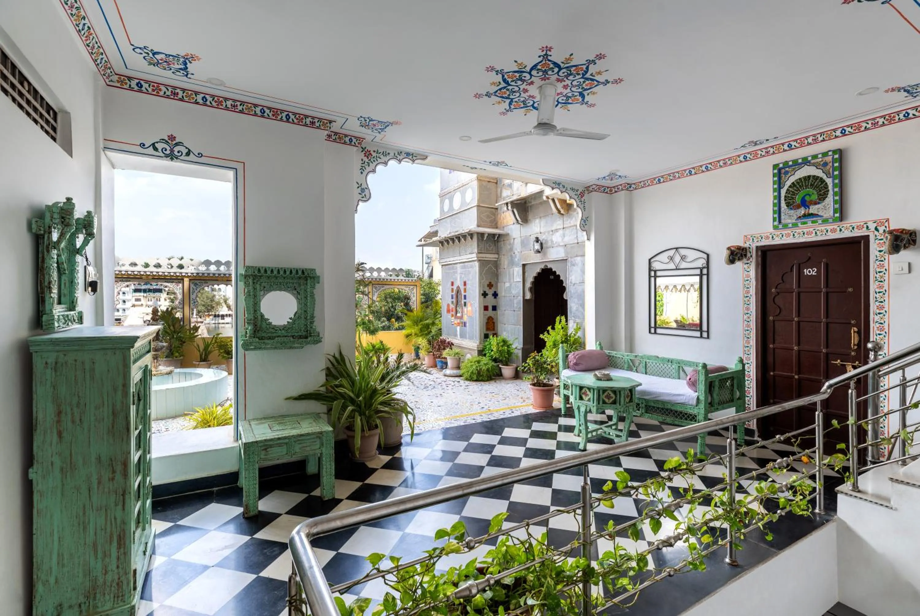 Lobby or reception in Storica Stays Panorama Haveli Udaipur