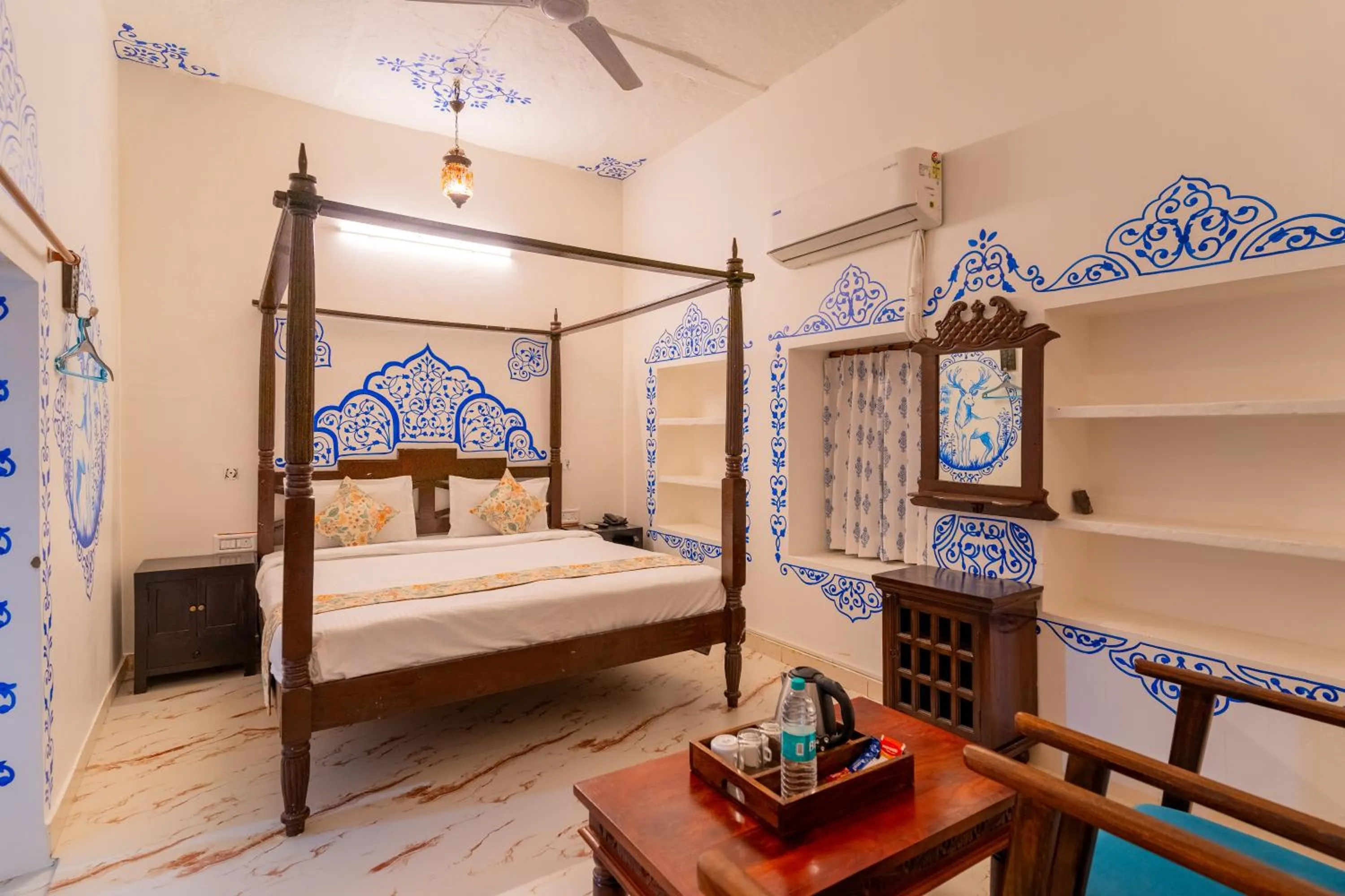 Bedroom, Bed in Storica Stays Panorama Haveli Udaipur
