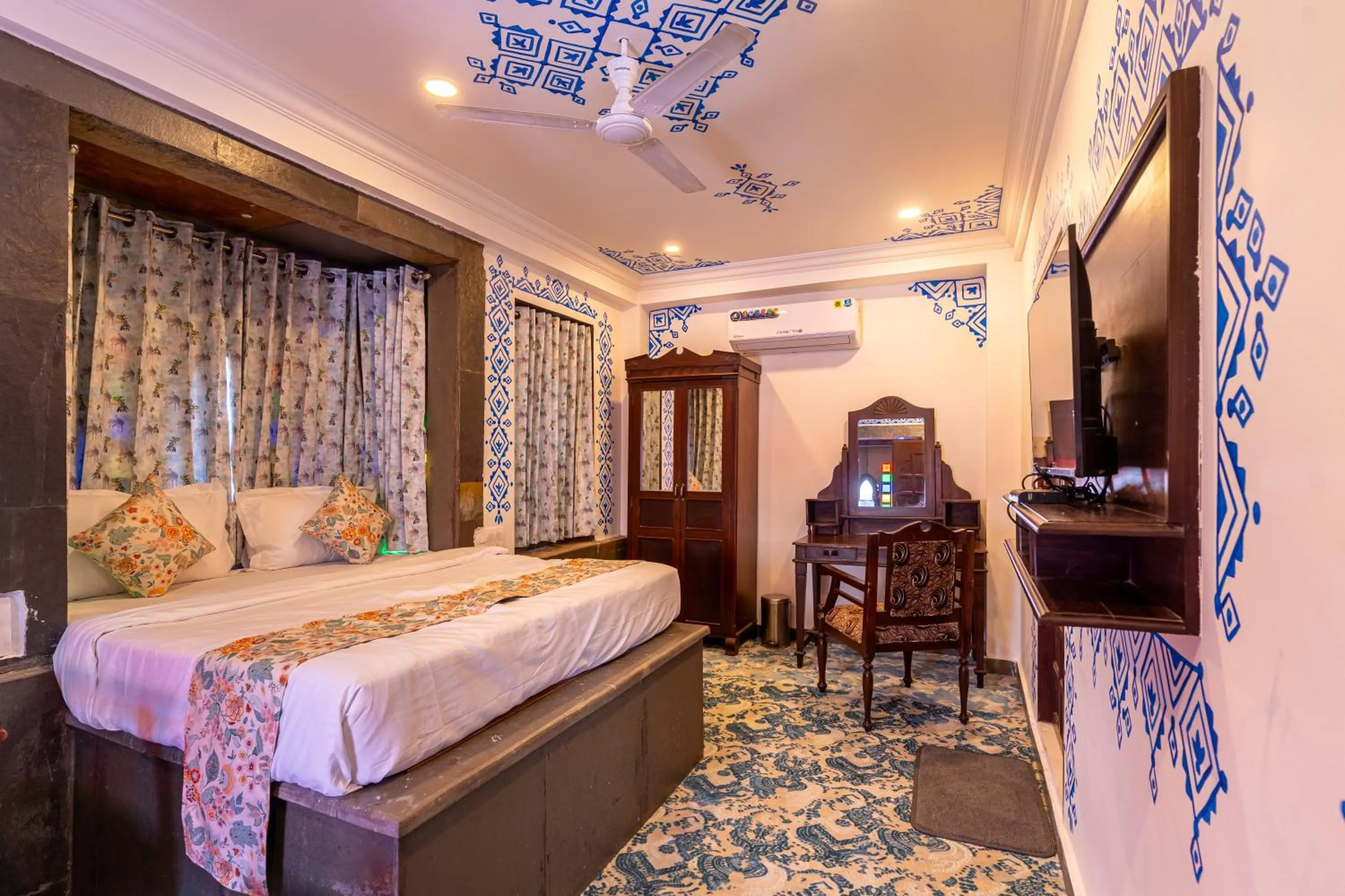 Bedroom, Bed in Storica Stays Panorama Haveli Udaipur