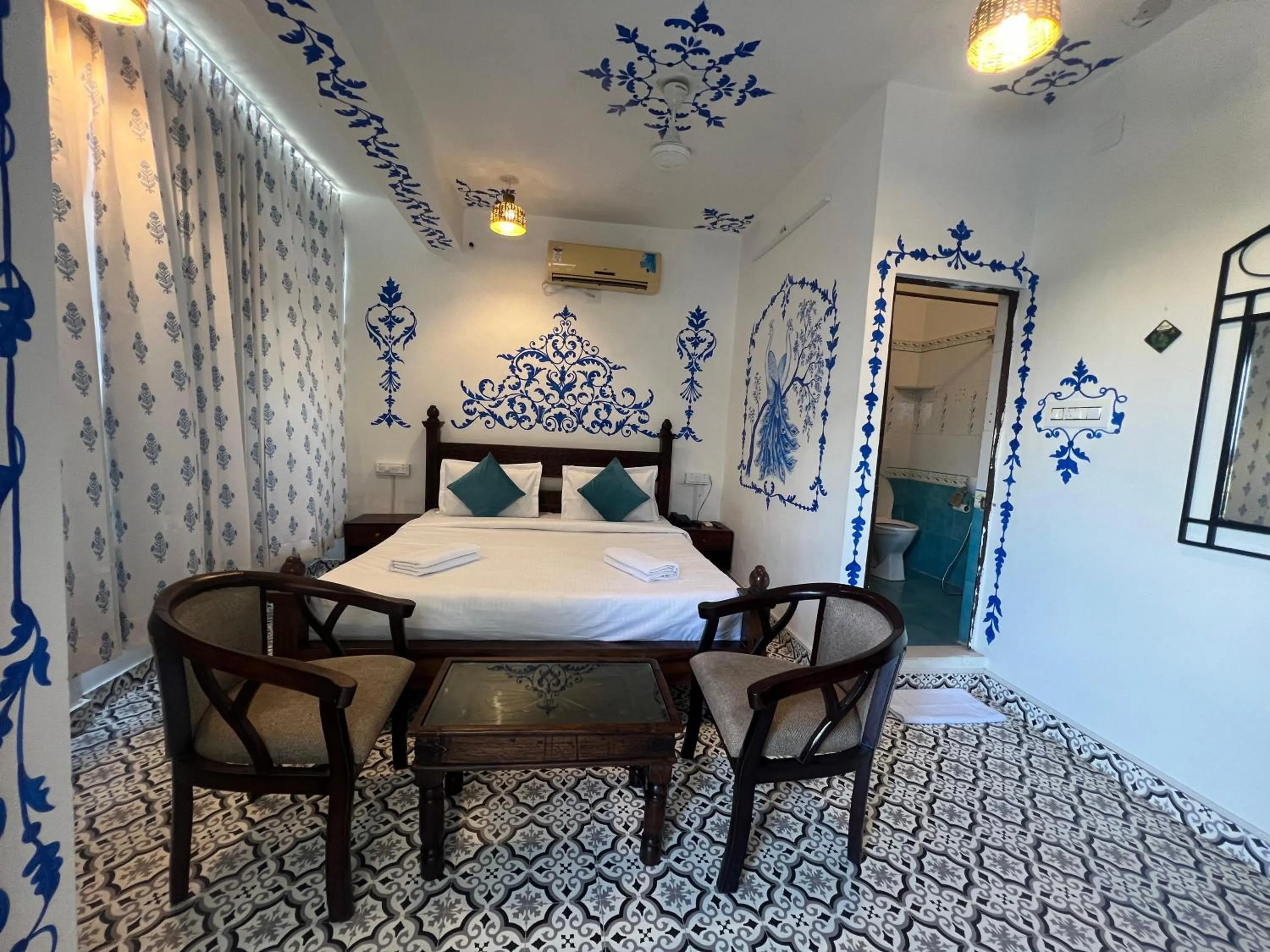 Bedroom, Bed in Storica Stays Panorama Haveli Udaipur